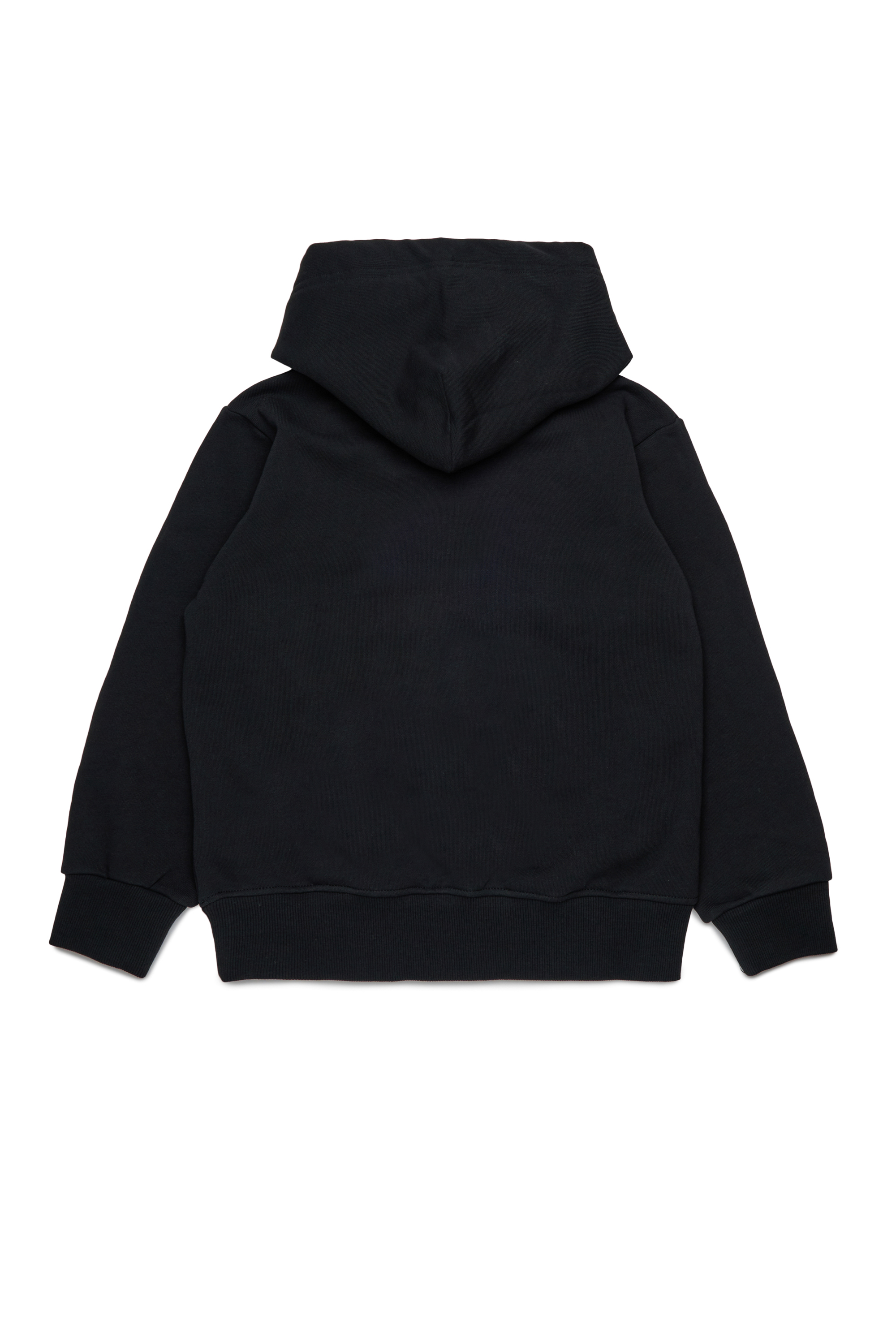 Diesel - SBONNIEHOOD OVER, Sweat à capuche en coton avec logo Oval D Homme in Noir - 2