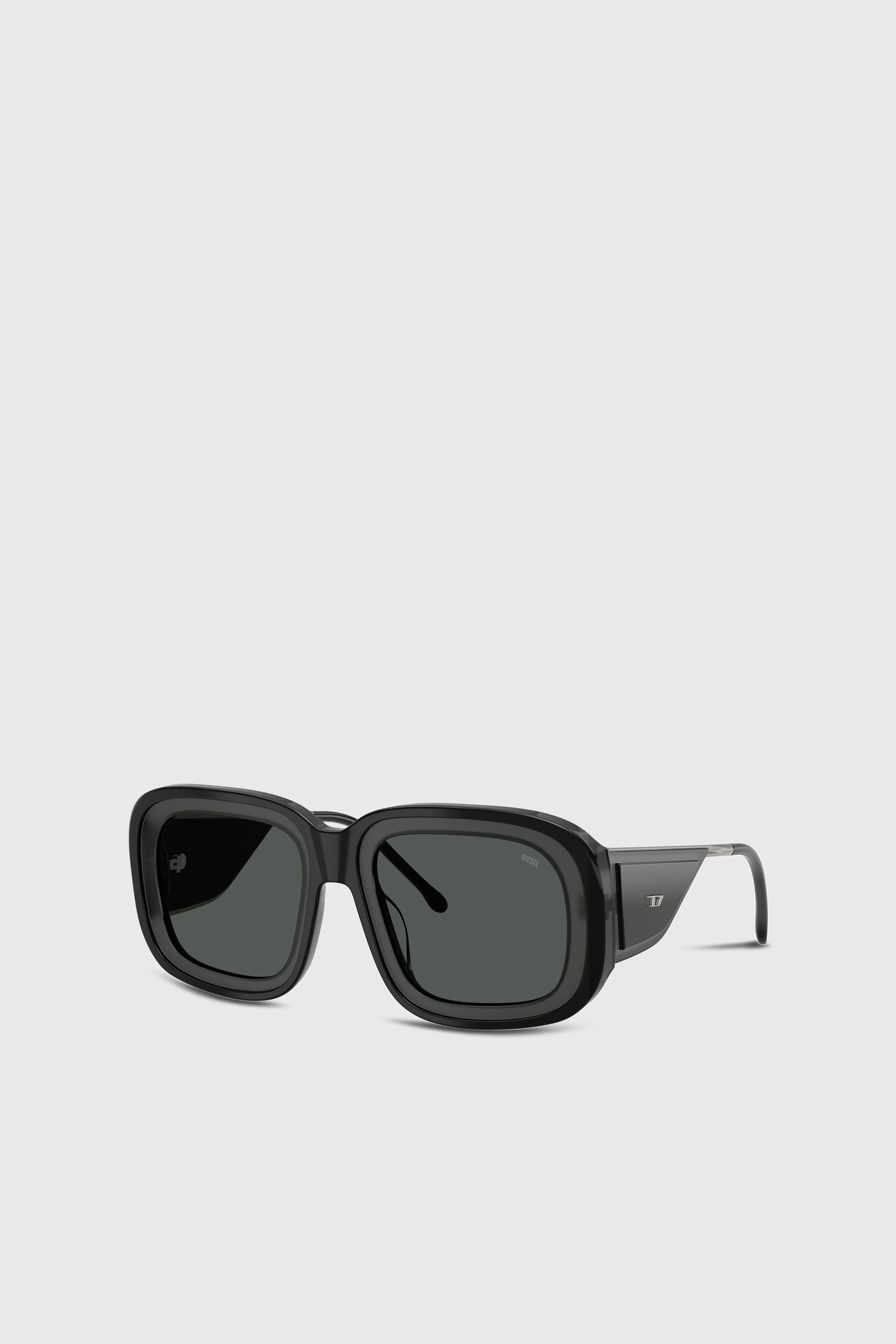 Diesel - 0DL2015U, Lunettes de soleil carr&eacute;es Mixte in Noir - 2