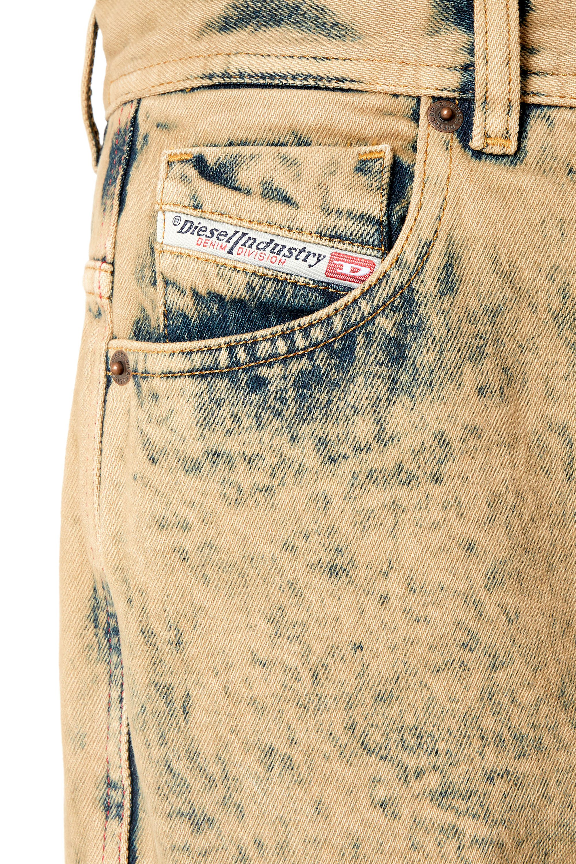 Diesel - 1956 D-Tulip 09F22 Straight Jeans, Marron Clair - Image 3