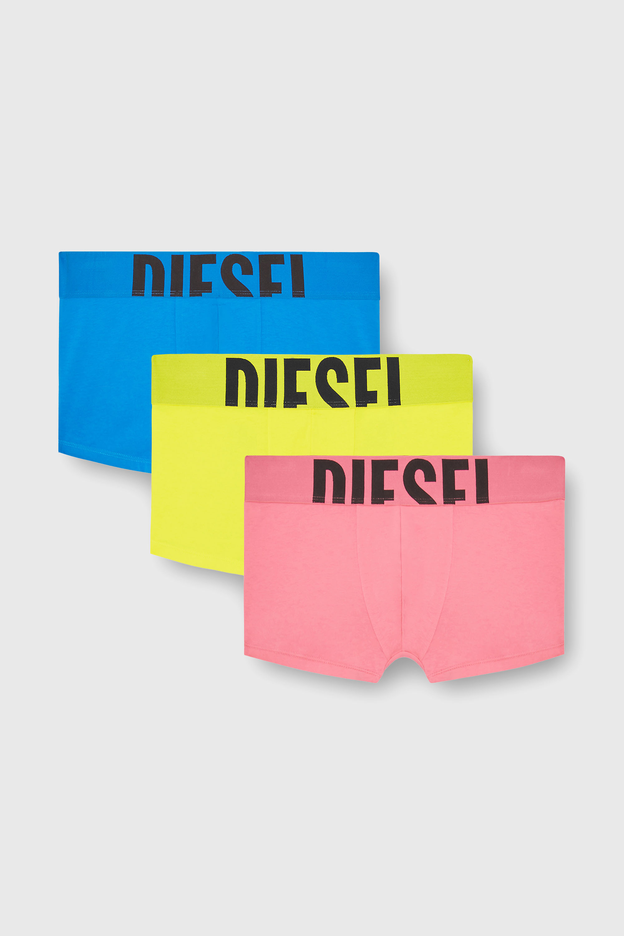 Diesel - UMBX-DAMIENTHREEPACK-5.5EL, Lot de trois boxers en coton stretch Homme in Polychrome - 1