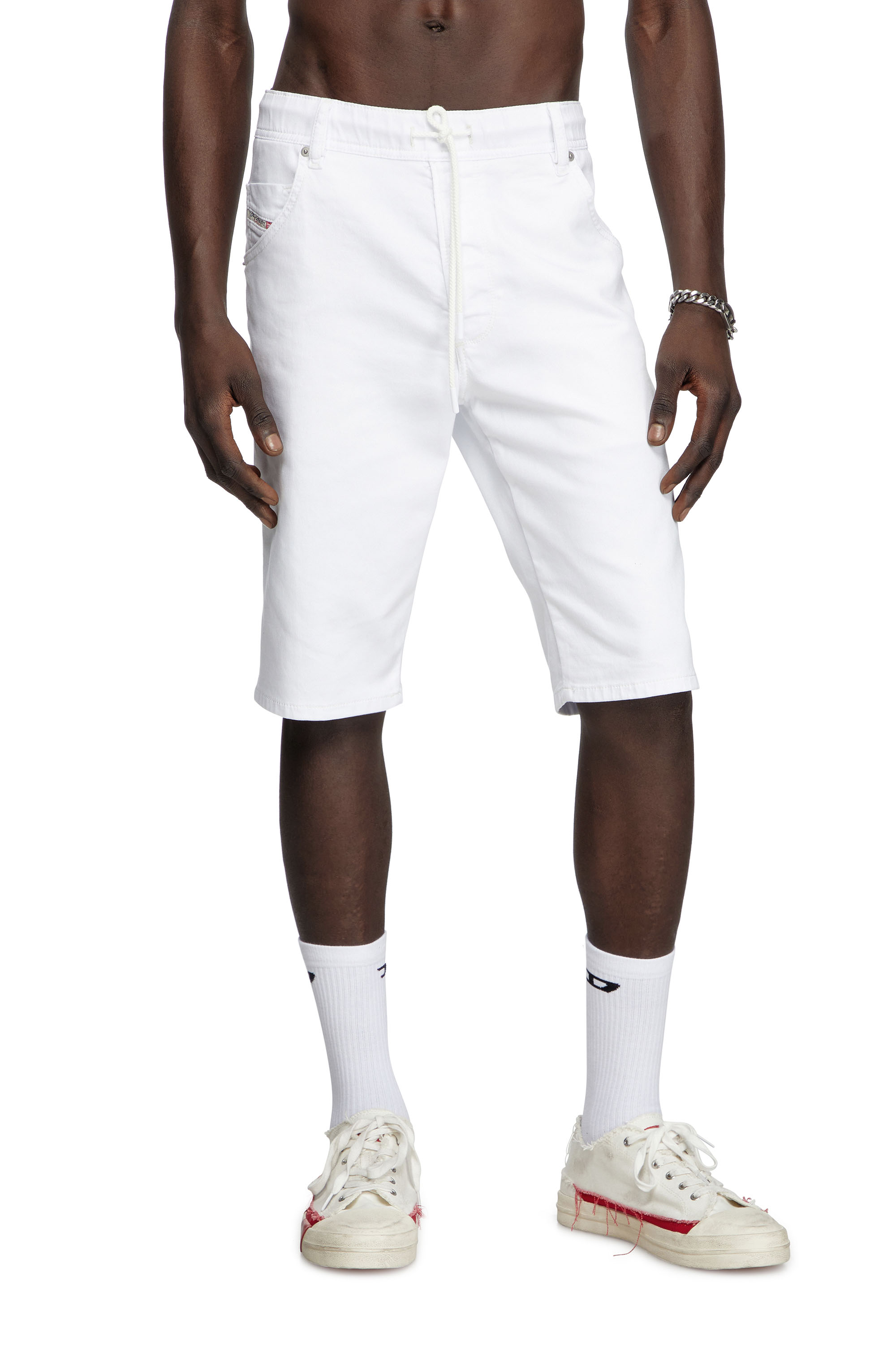 D-KROOSHORT JOGGJEANS, Blanc - Shorts