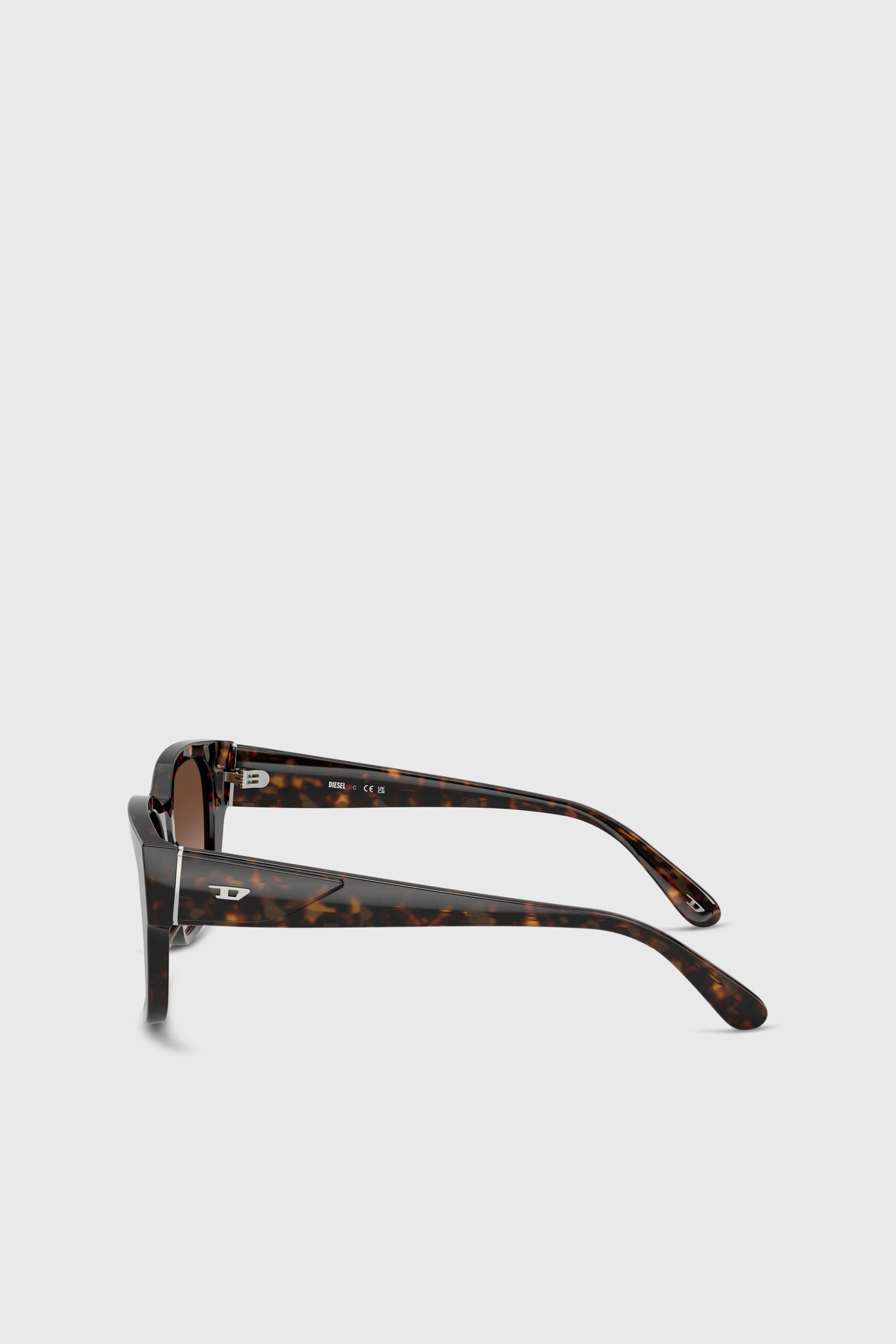 Diesel - 0DL2005, Lunettes de soleil carr&eacute;es Mixte in Marron - 2