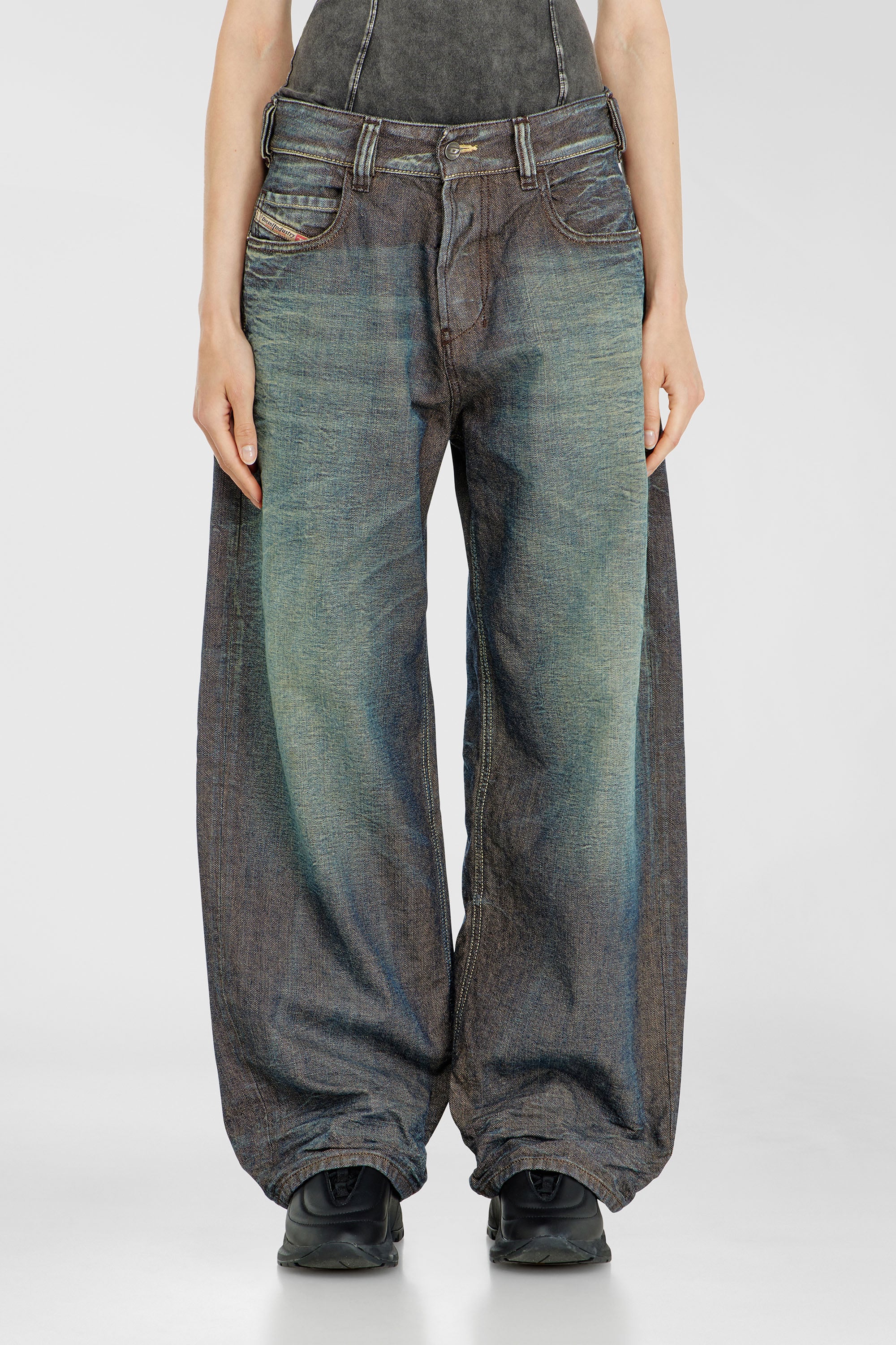 Diesel - Unisex's Relaxed Jeans 1997 D-Enim-M 007EM, Dark Blue - 2