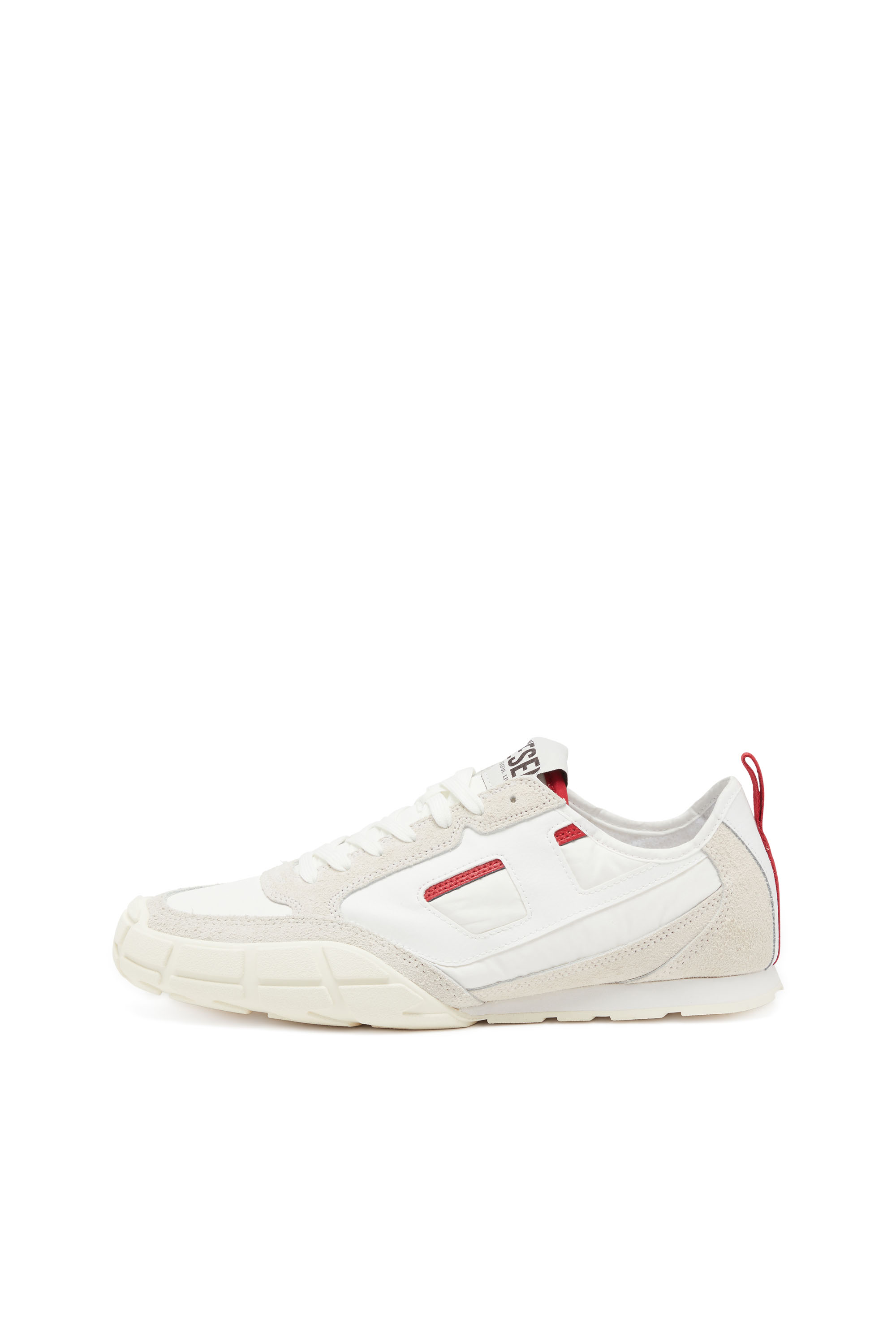 Diesel - S-PAGODHA LOW, Sneakers en cuir, suède et tissu indéchirable Homme in Polychrome - 7