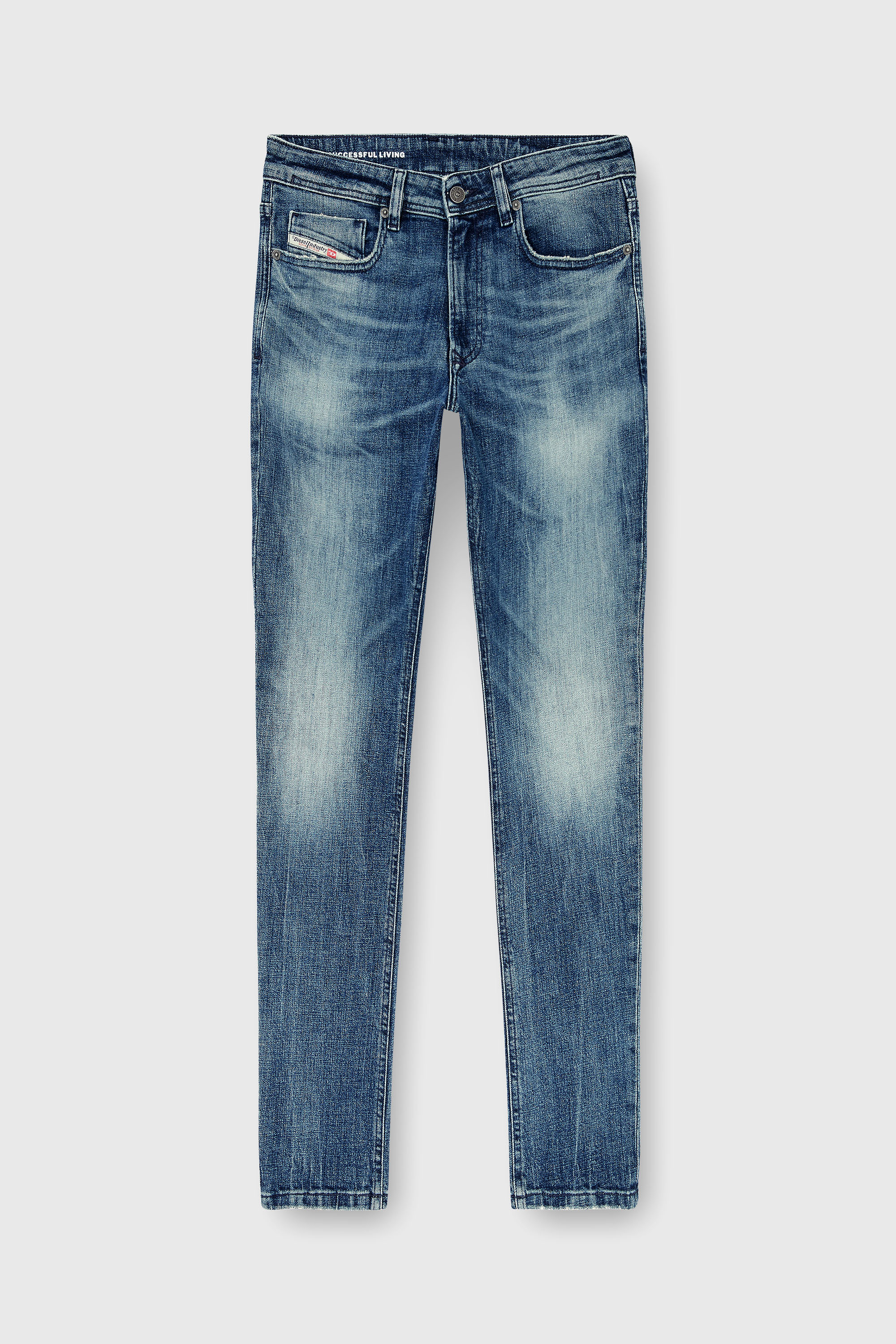 Diesel - Skinny Jeans 1979 Sleenker 0KBBE Homme, Bleu moyen - Image 2