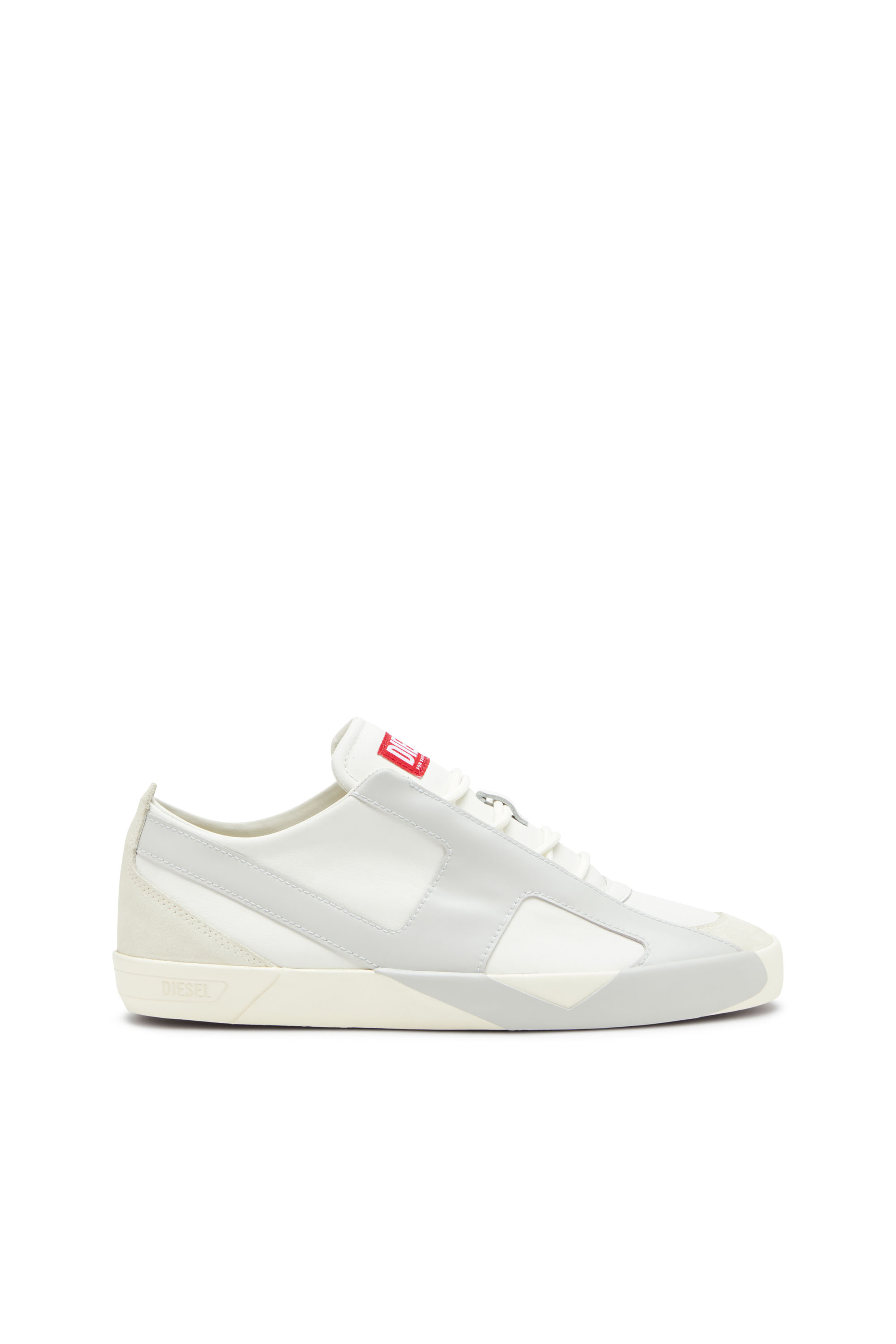 Diesel - S-SLANTE-D LOW, S-Slante-D-Baskets en daim et cuir avec logo D Homme in ToBeDefined - 1