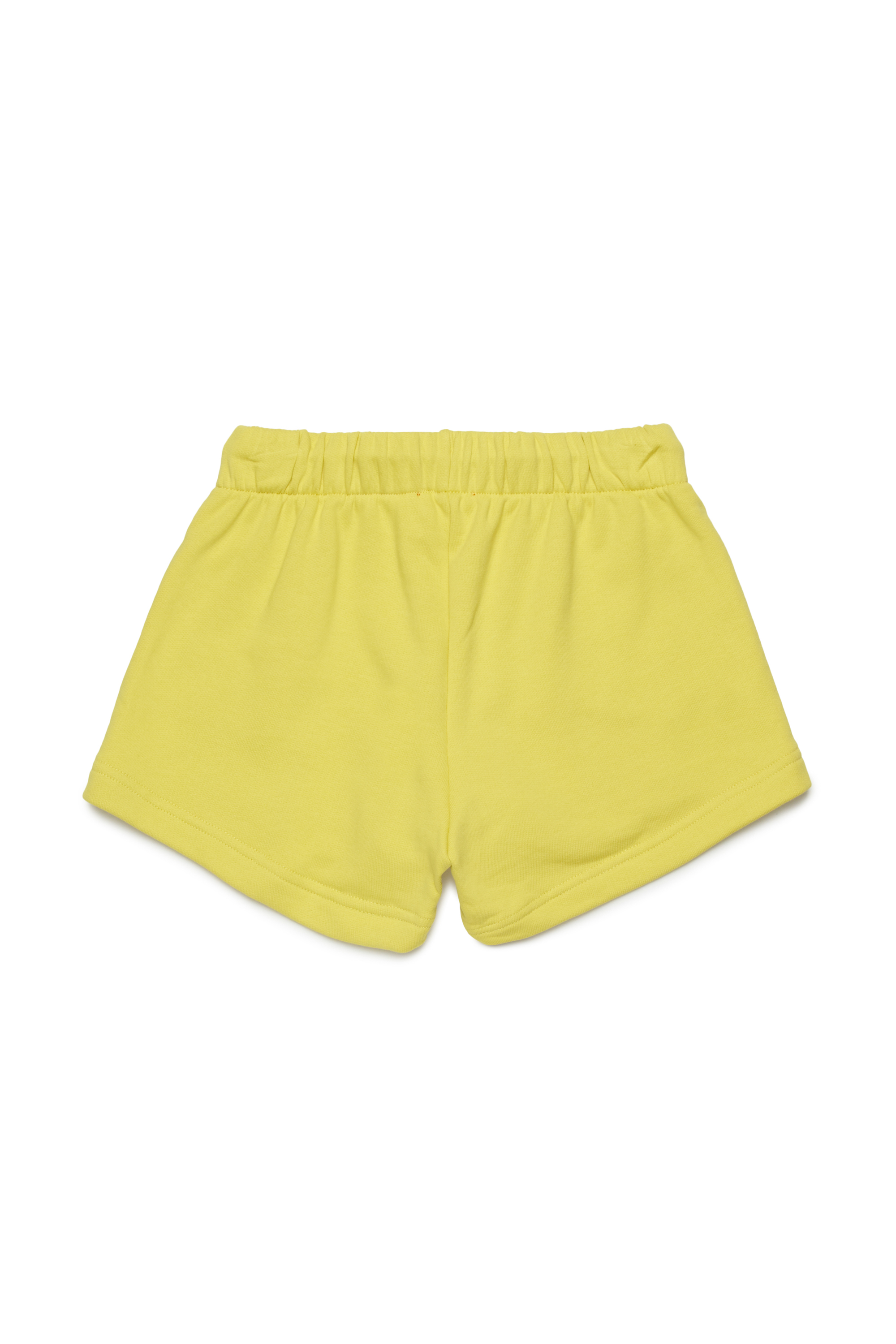 Diesel - PAGL, Short de surv&ecirc;tement avec cut-out &agrave; logo Oval D Femme in Jaune - 2