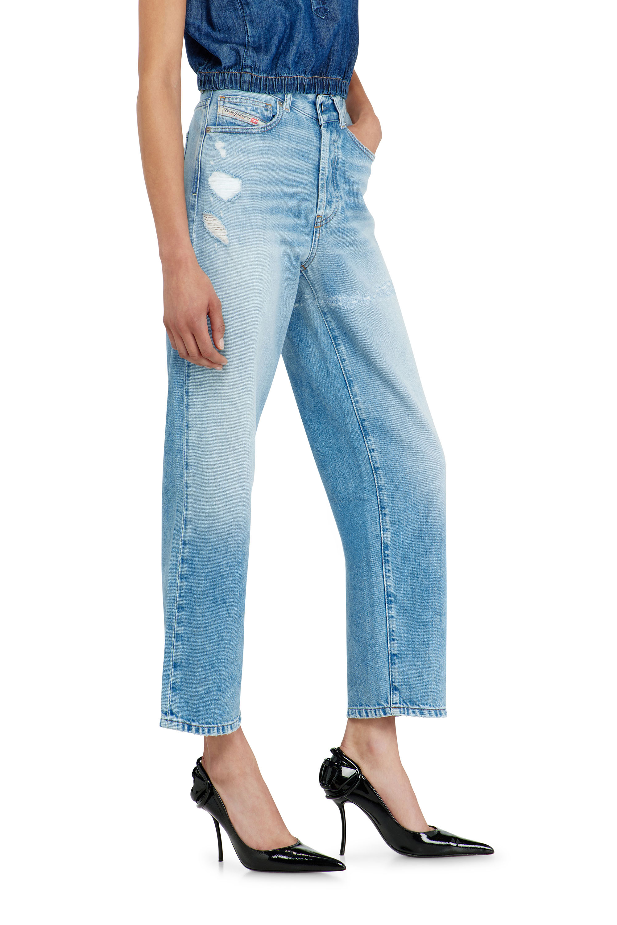 Diesel - Regular Jeans 1981 D-Went 09P49 Femme, Bleu Clair - Image 7