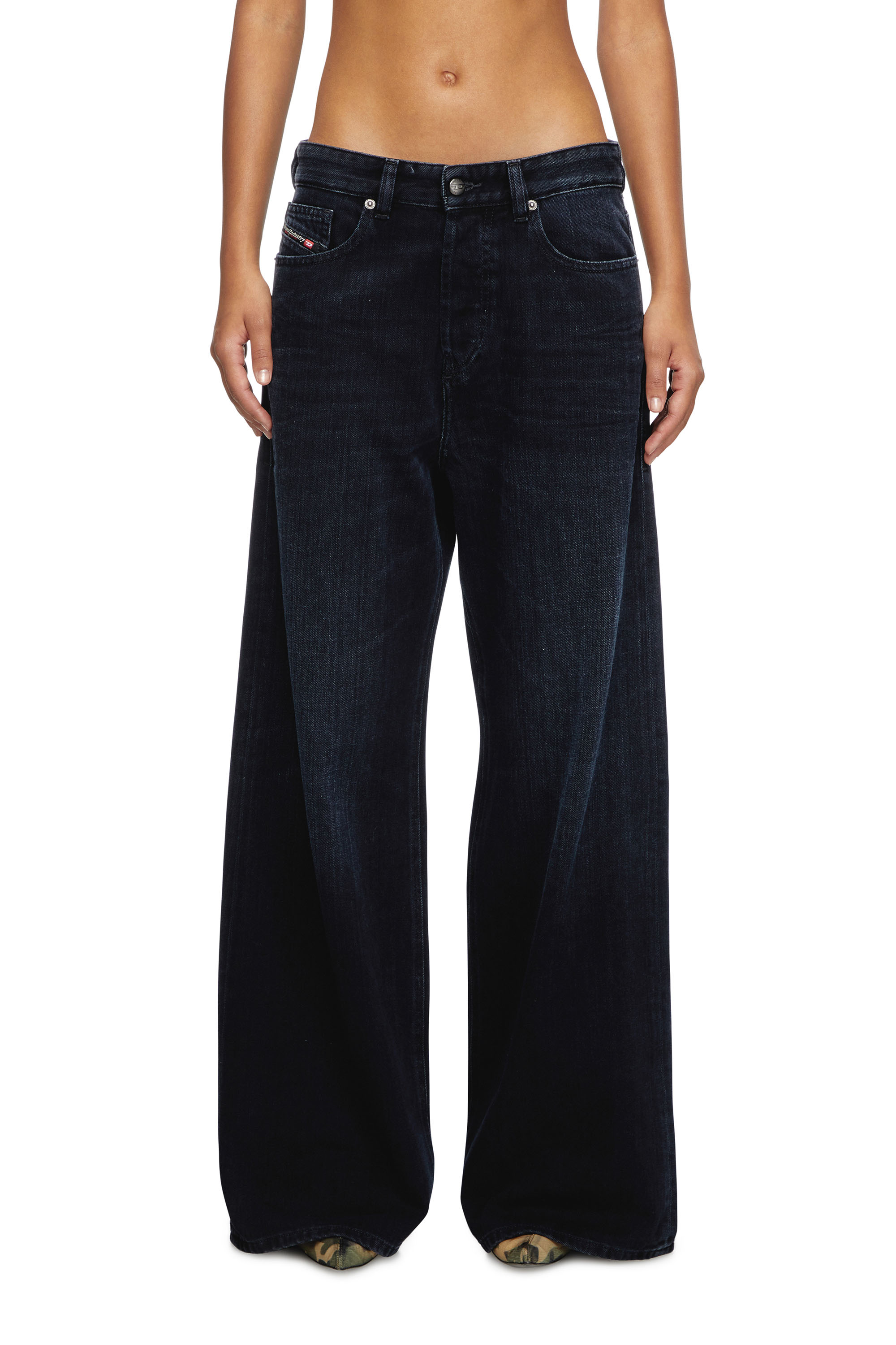 Diesel - Relaxed Jeans 1996 D-Sire 09L54 Femme, Bleu Foncé - Image 1