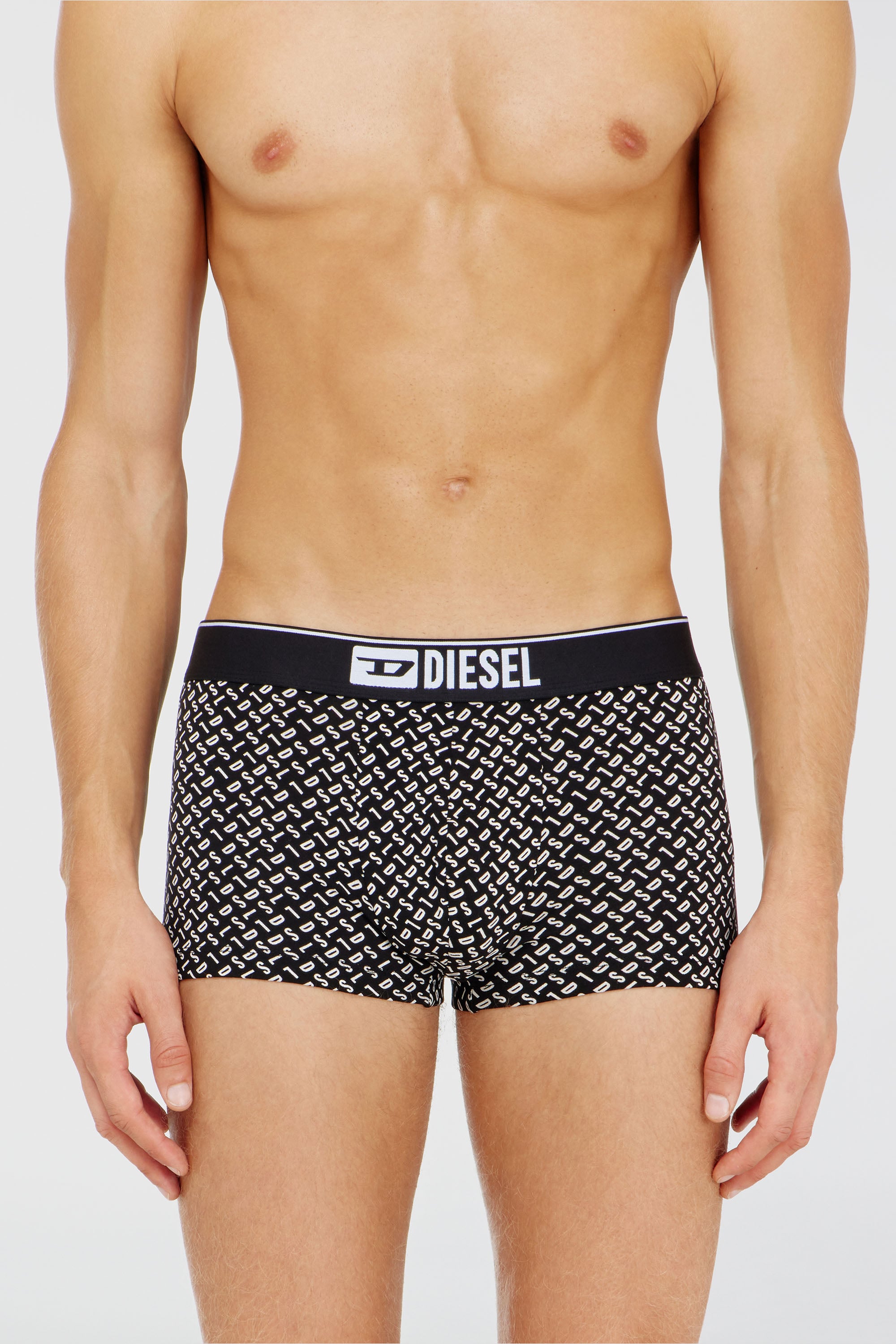 Diesel - DAMIEN-D-BOX-3PACK, Lot de trois trunks en coton stretch avec monogram Homme in ToBeDefined - 2