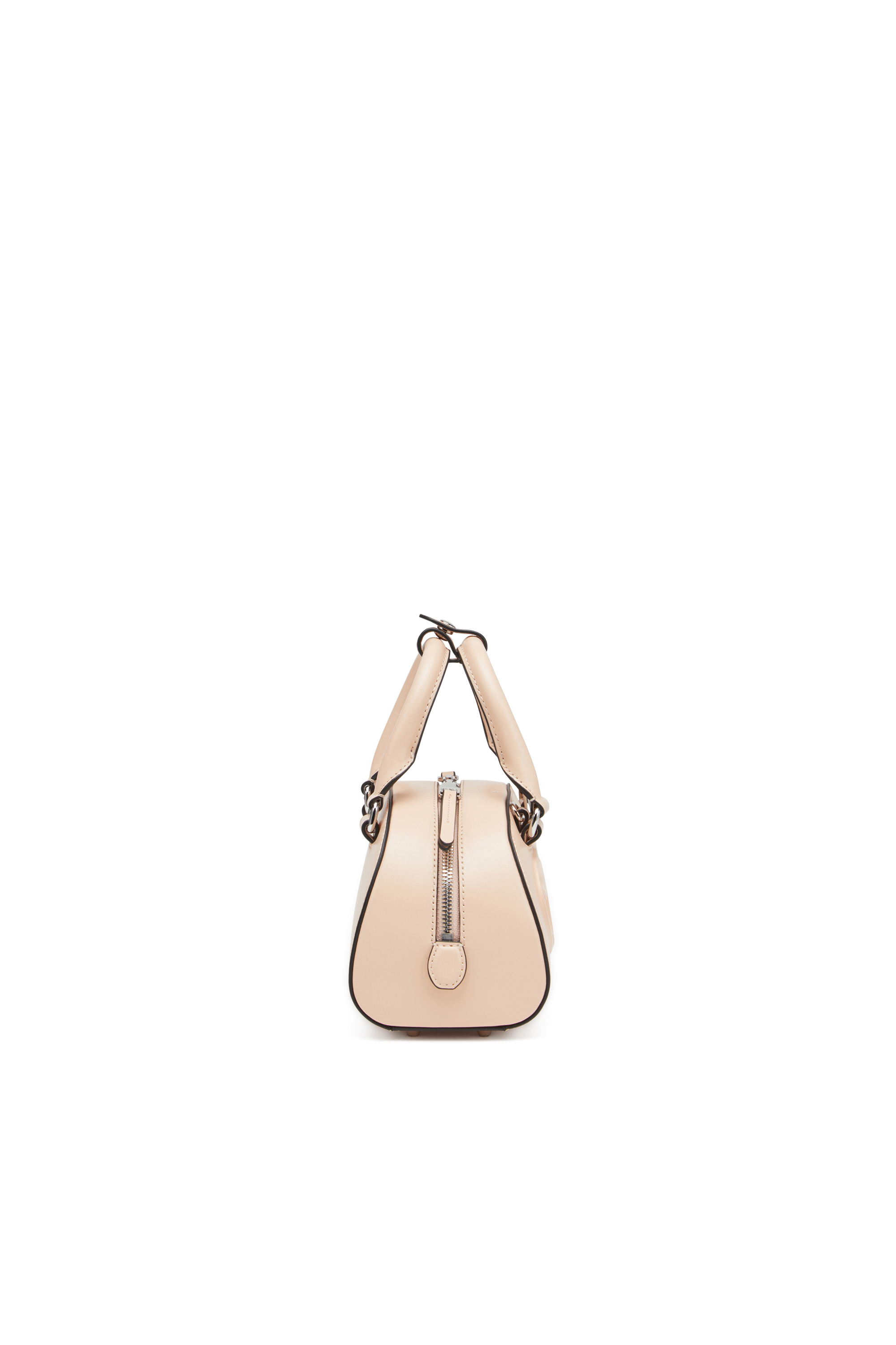 Diesel - 1DR DOME CROSSBODY, Mini sac bowling en cuir Femme in Rose - 3