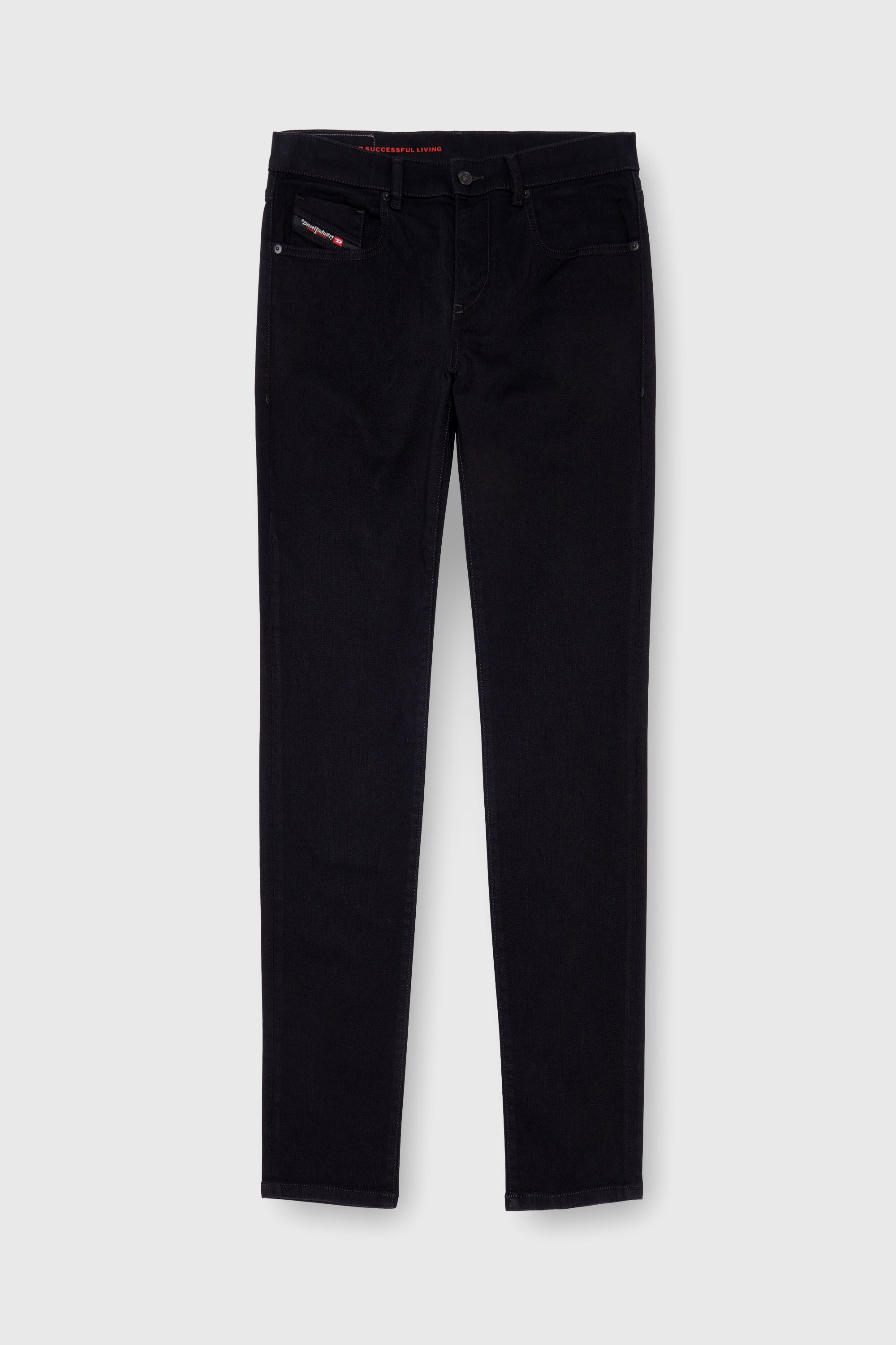 Diesel - Slim Jeans 2019 D-Strukt 069YP Homme, Noir/Gris fonc&eacute; - Image 2