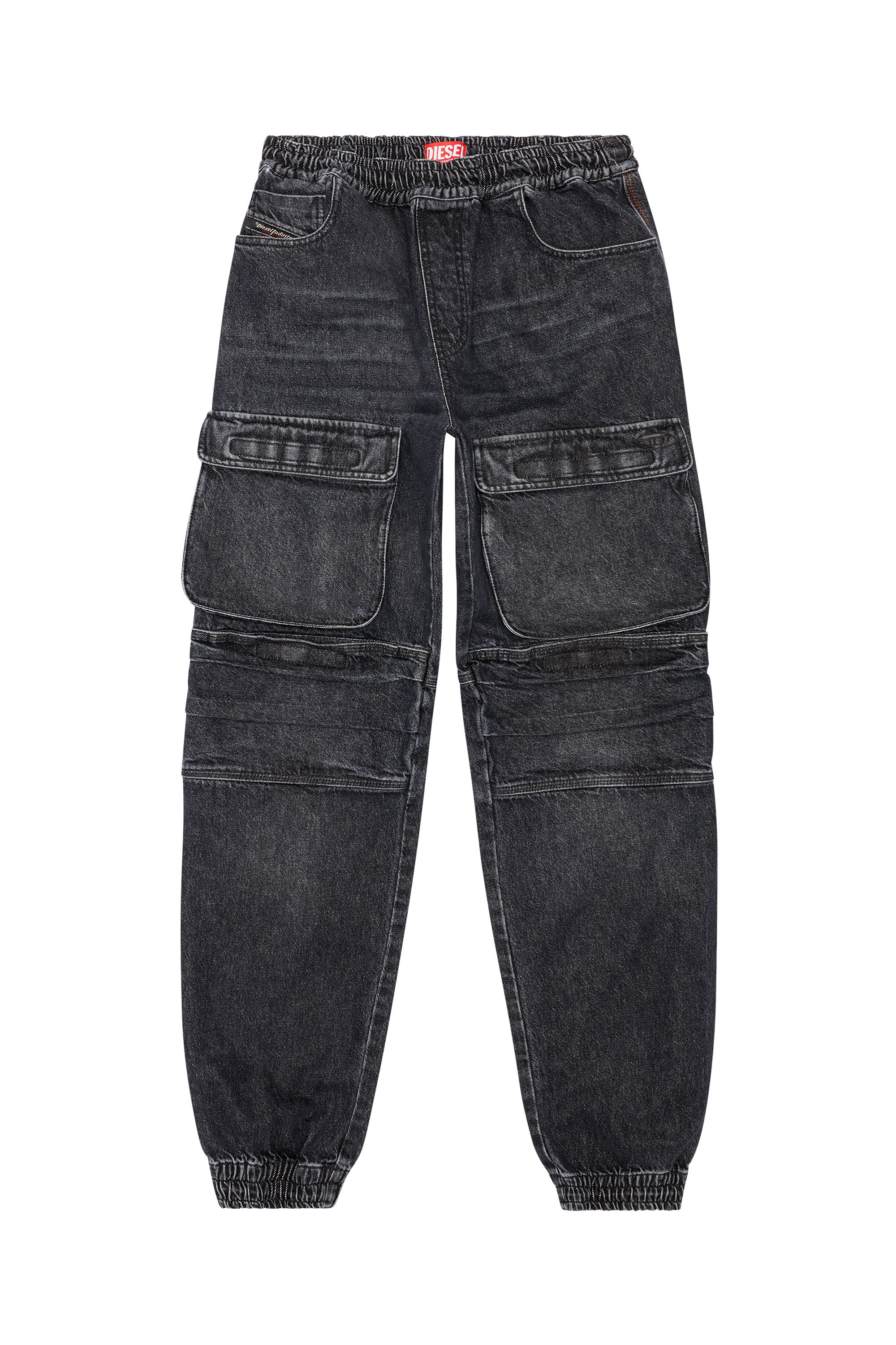 Diesel - Straight Jeans D-Mirt 0HLAA, Noir/Gris foncé - Image 5