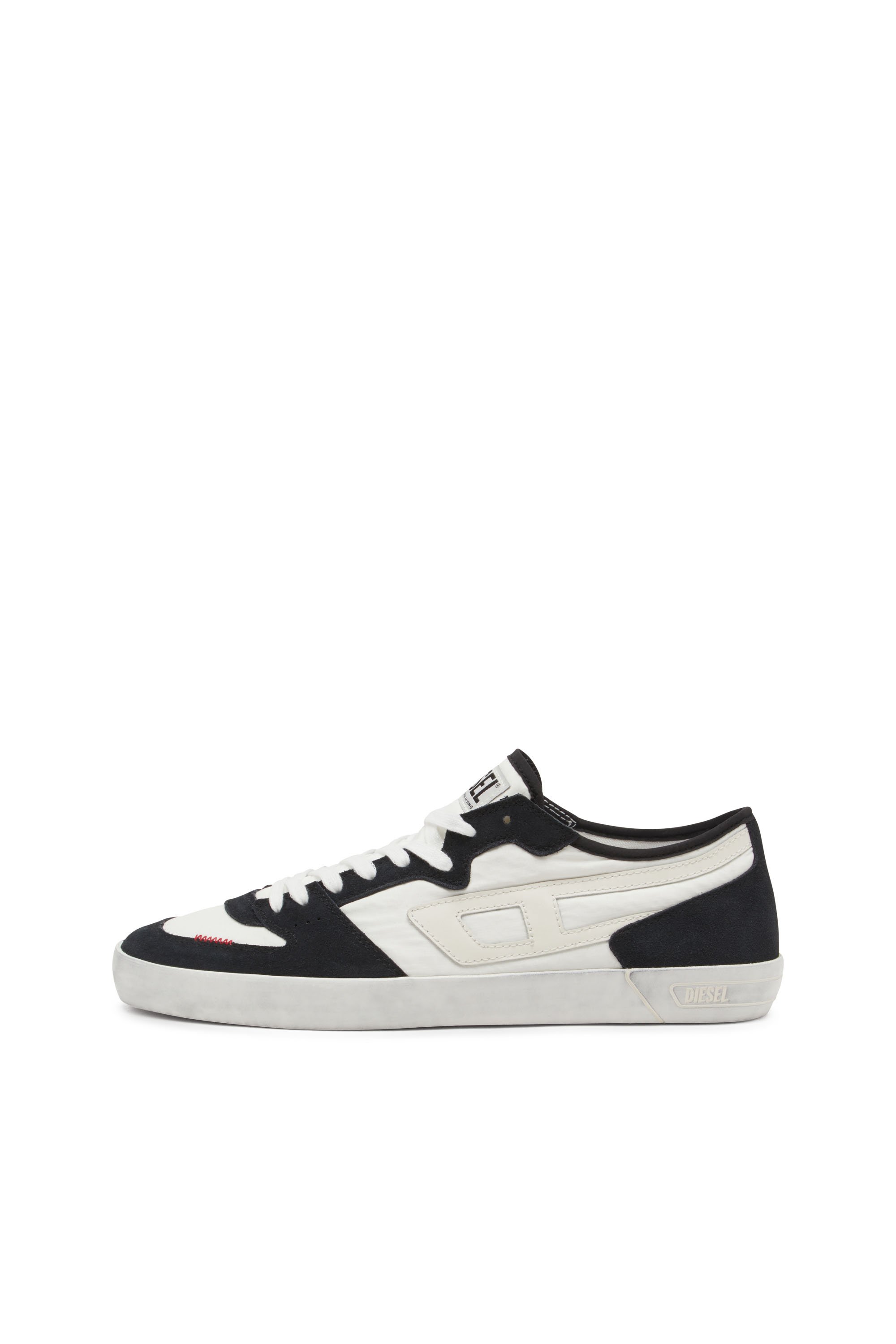 Diesel - S-LEROJI D-1 LOW, S-Leroji D-Sneakers en ripstop matelassé et cuir suédé Homme in Polychrome - 7