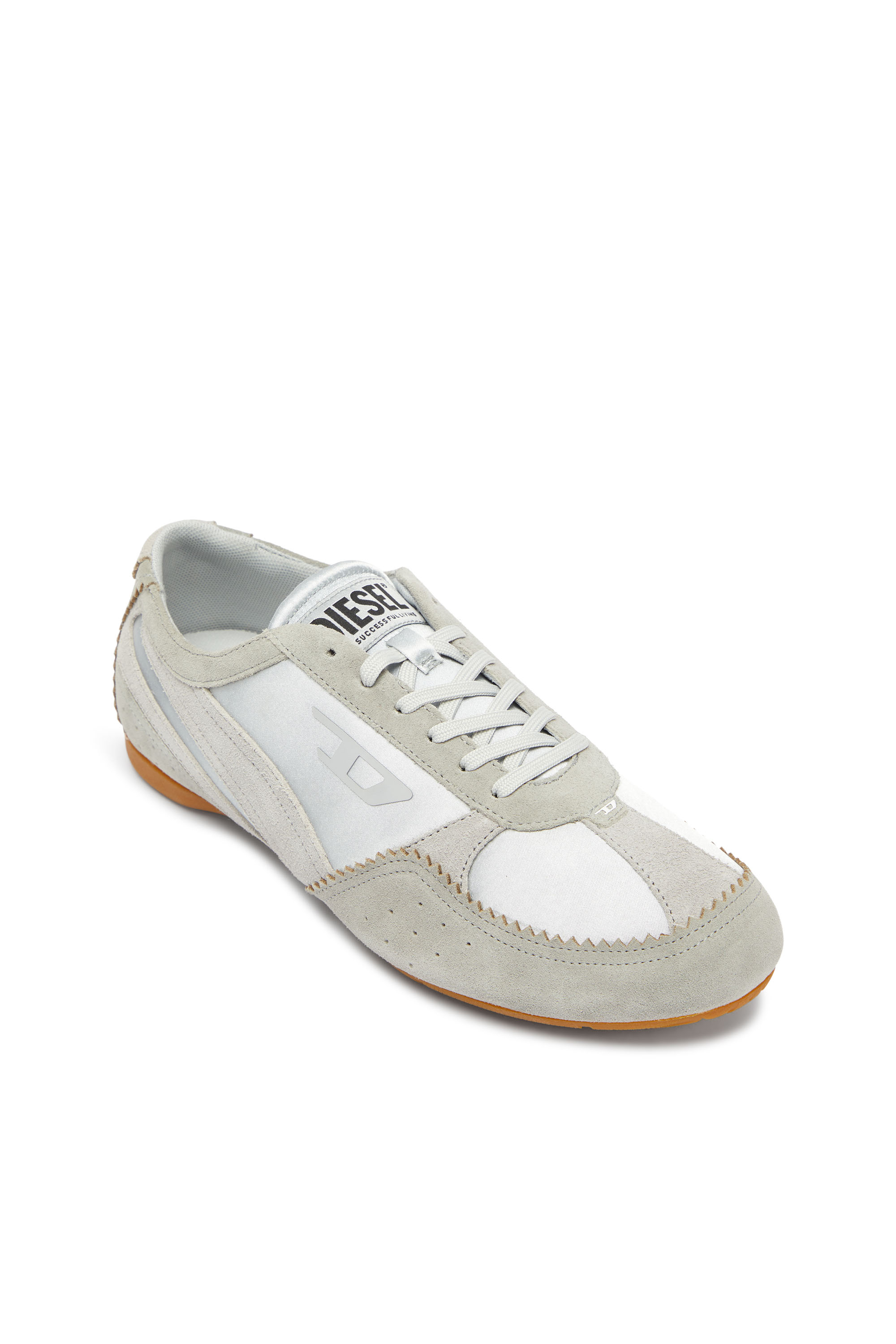 Diesel - D-MILE LOW II W, D-Mile - Sneaker avec empi&egrave;cements en su&egrave;de Femme in Bleu - 6