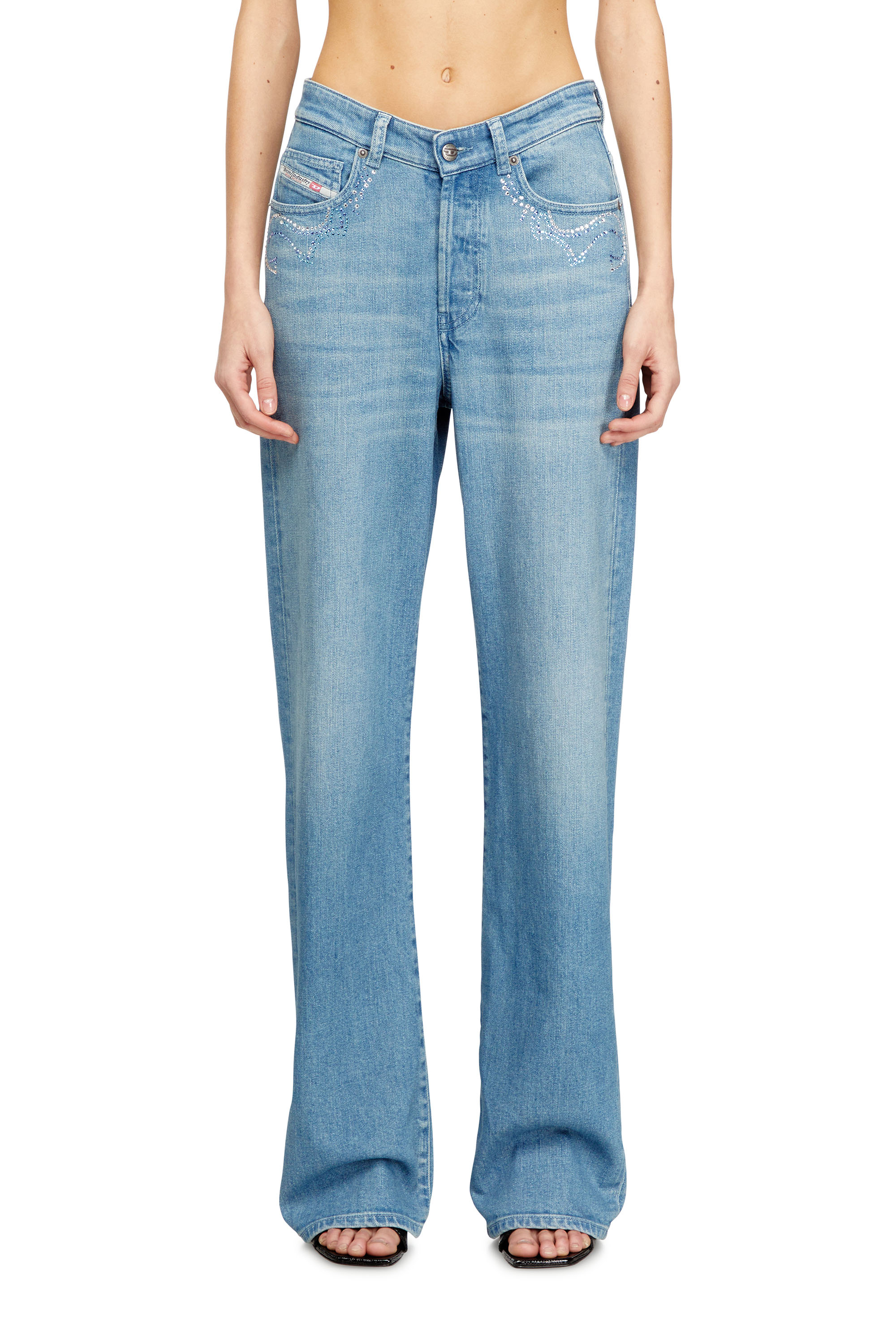 Diesel - Regular Jeans 1971 D-Sent 09Q18 Femme, Bleu Clair - Image 1