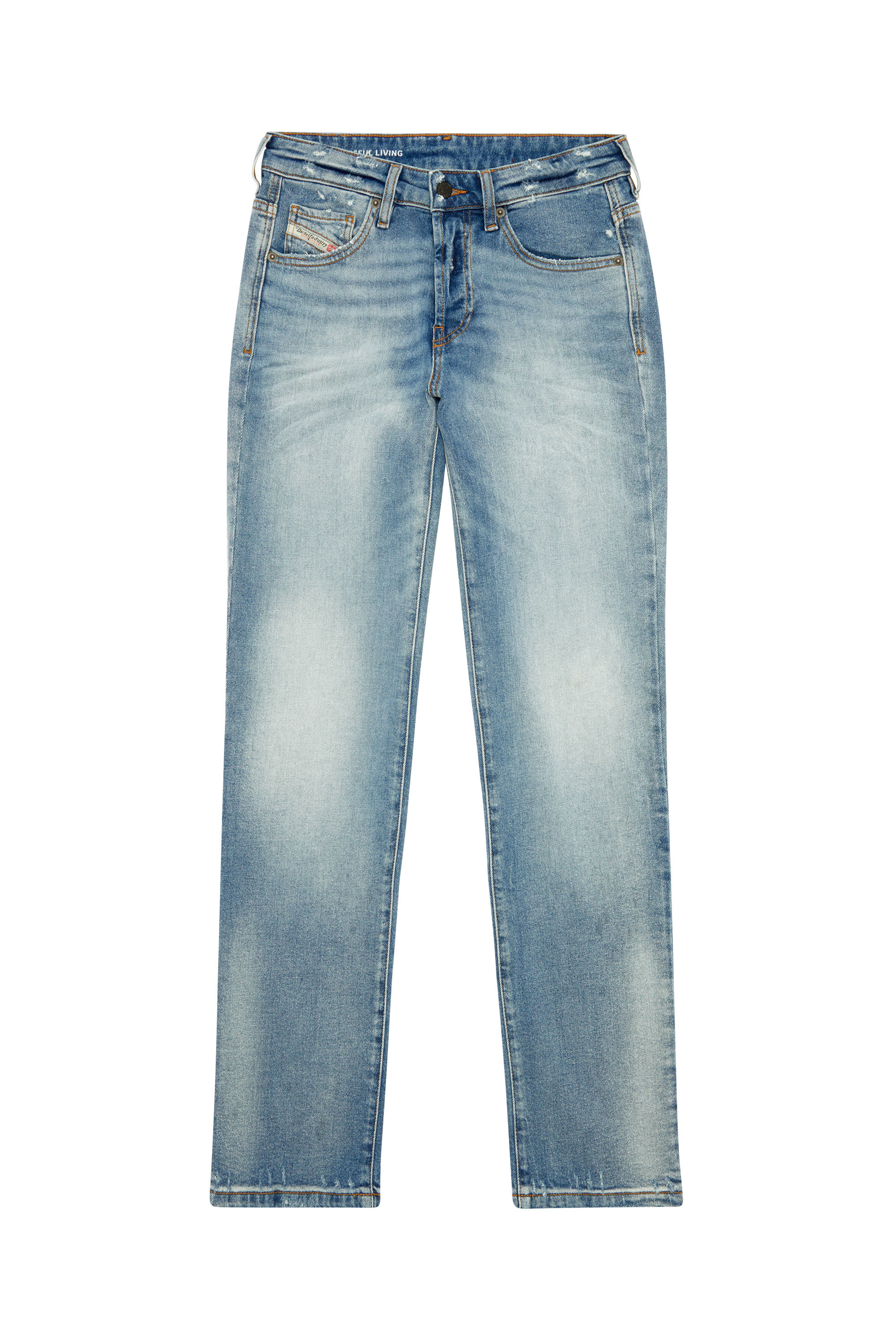 Diesel - Straight Jeans 1989 D-Mine 0PFAR, Bleu Clair - Image 5