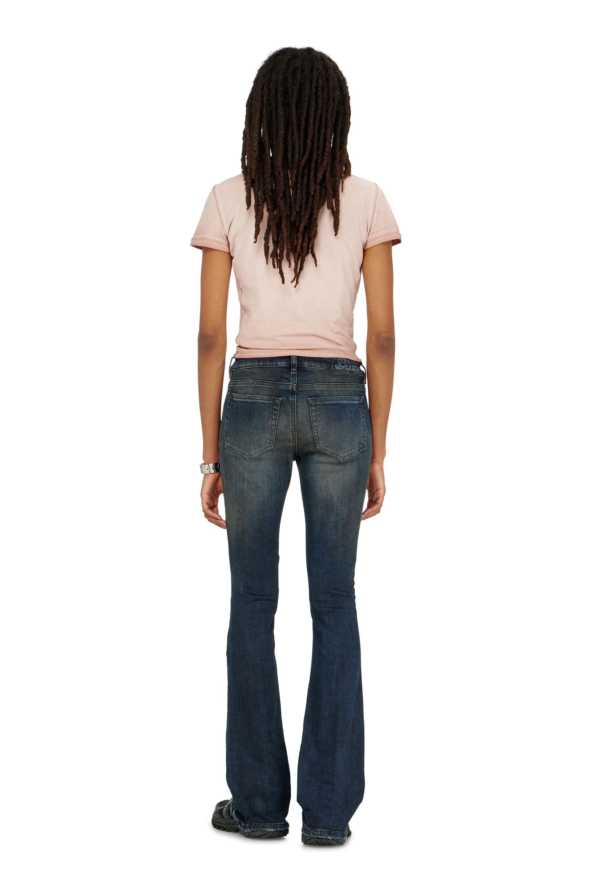 Diesel - Bootcut Jeans 1969 D-Ebbey 09P69 Femme, Bleu Fonc&eacute; - Image 3