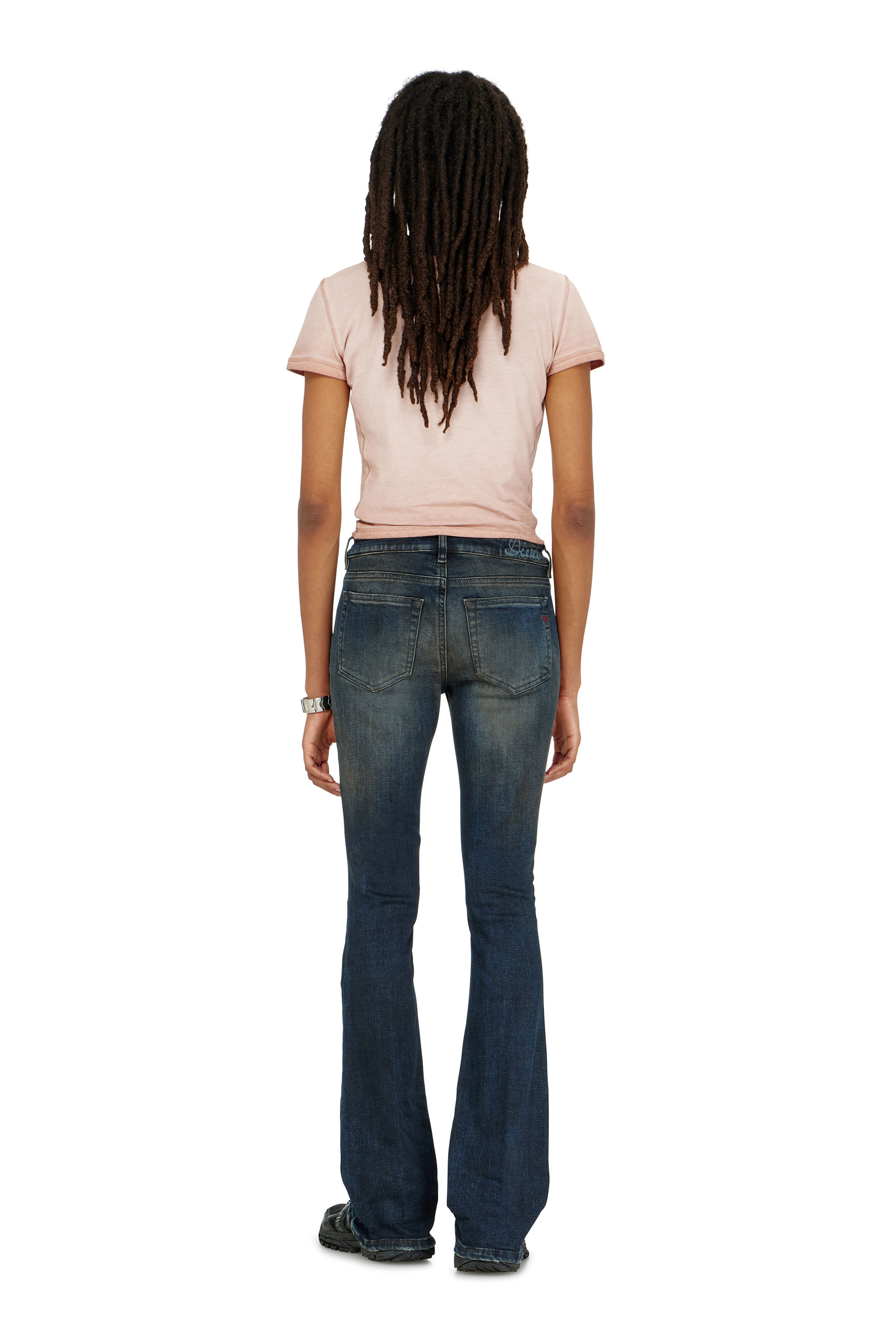 Diesel - Bootcut Jeans 1969 D-Ebbey 09P69 Femme, Bleu Fonc&eacute; - Image 3