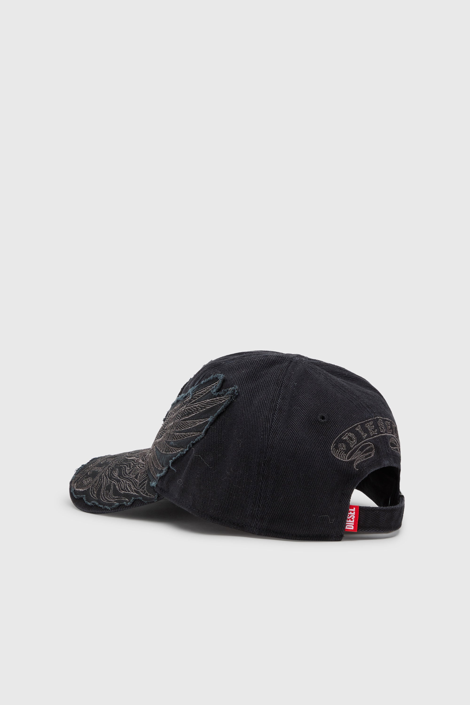 Diesel - C-PHENIX, Casquette de baseball avec broderie Phoenix Homme in Noir - 2