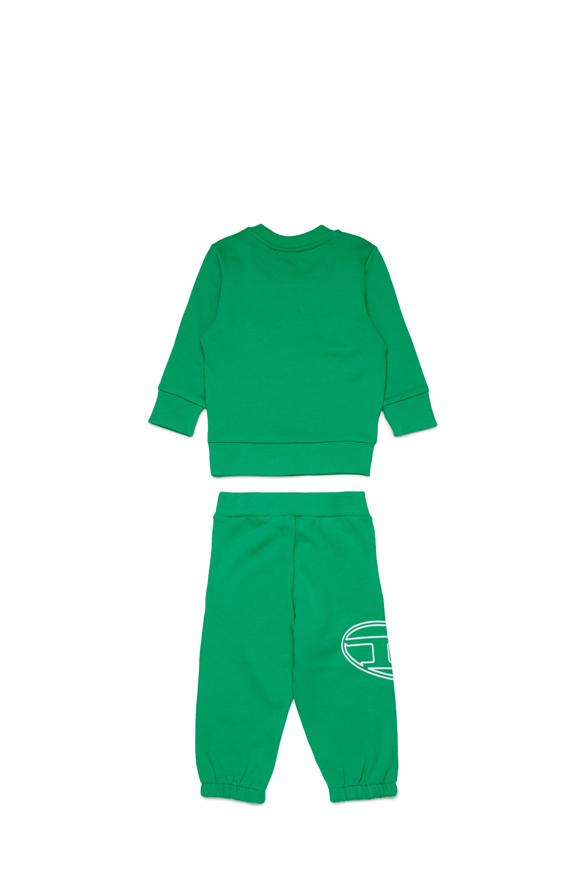 Diesel - STIMOTYB-SET, Combinaison en coton avec logo Mixte in Vert - 2