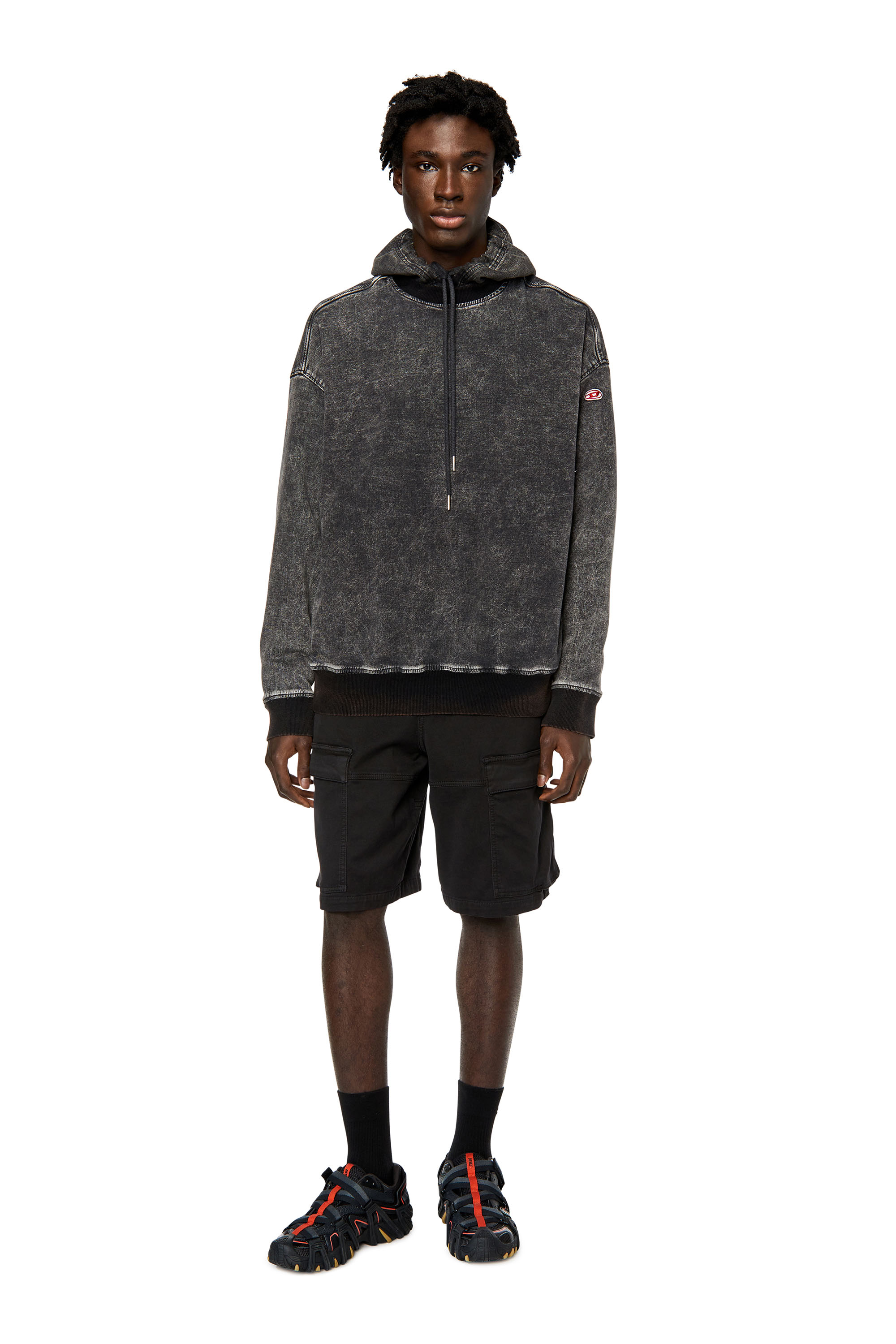 Diesel - D-KROOLEY-CARGO-SHORT JOGG, Noir - Image 2