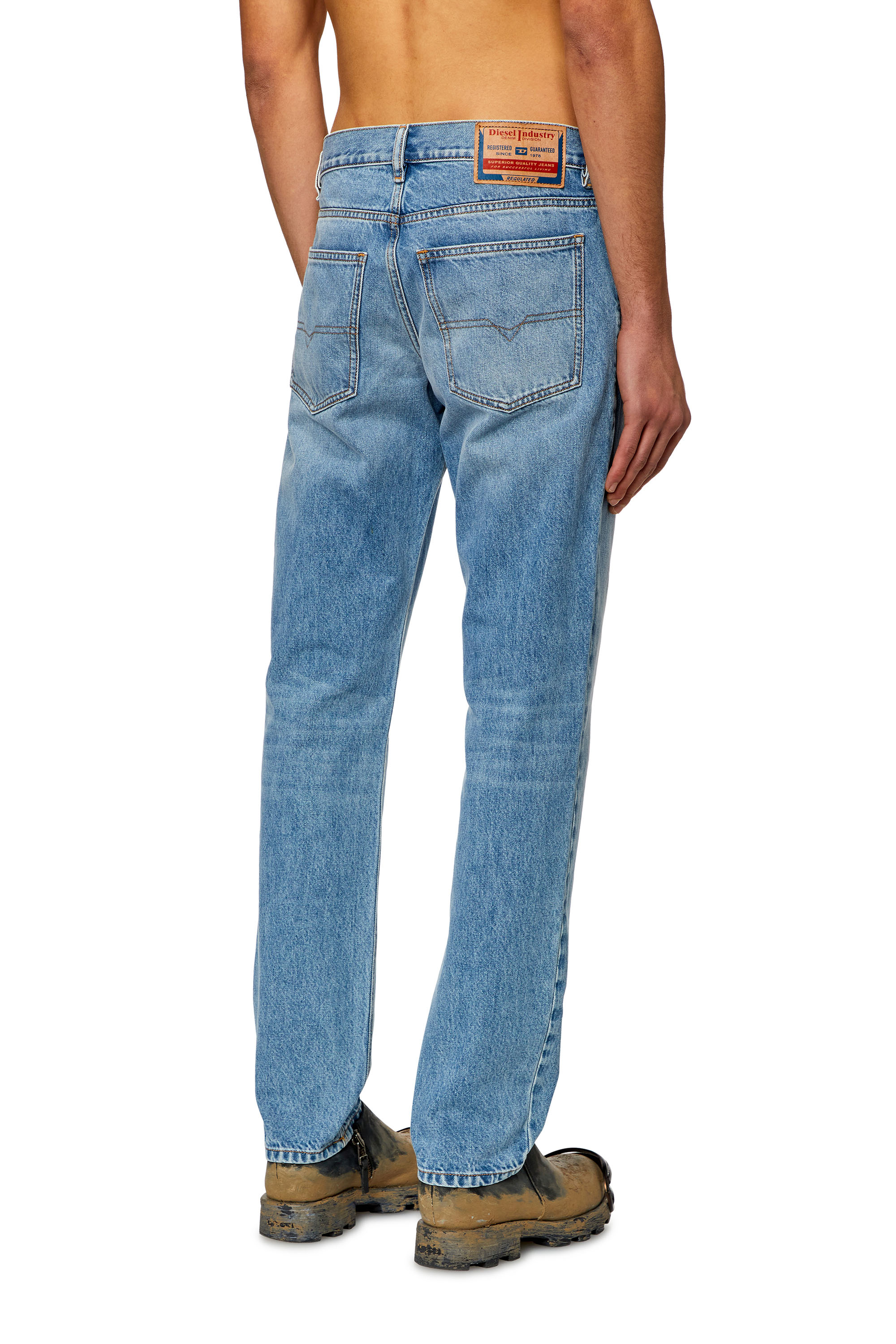 Diesel - Straight Jeans 1995 D-Sark 09I29, Bleu Clair - Image 2