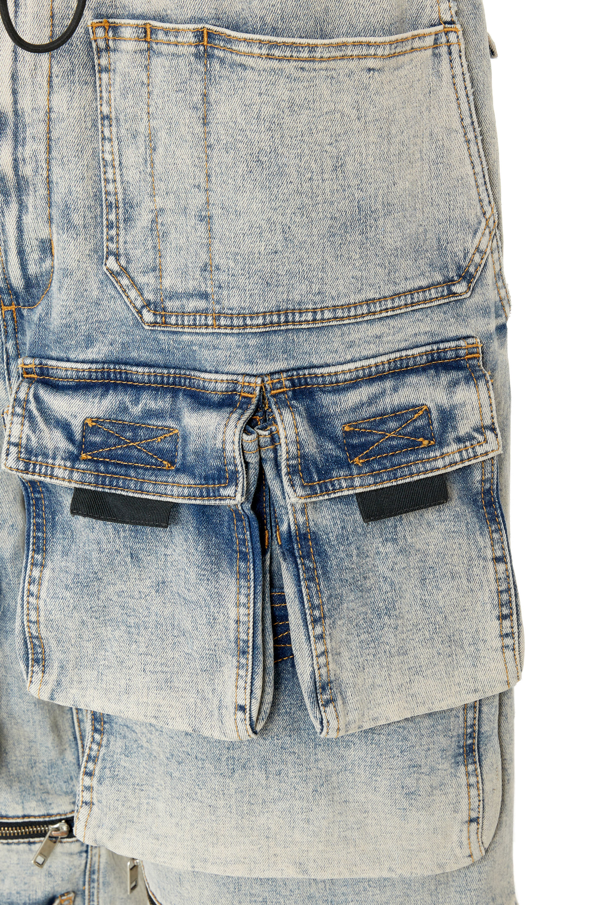 Diesel - Straight Jeans D-Onlypockets 09F12, Bleu moyen - Image 6
