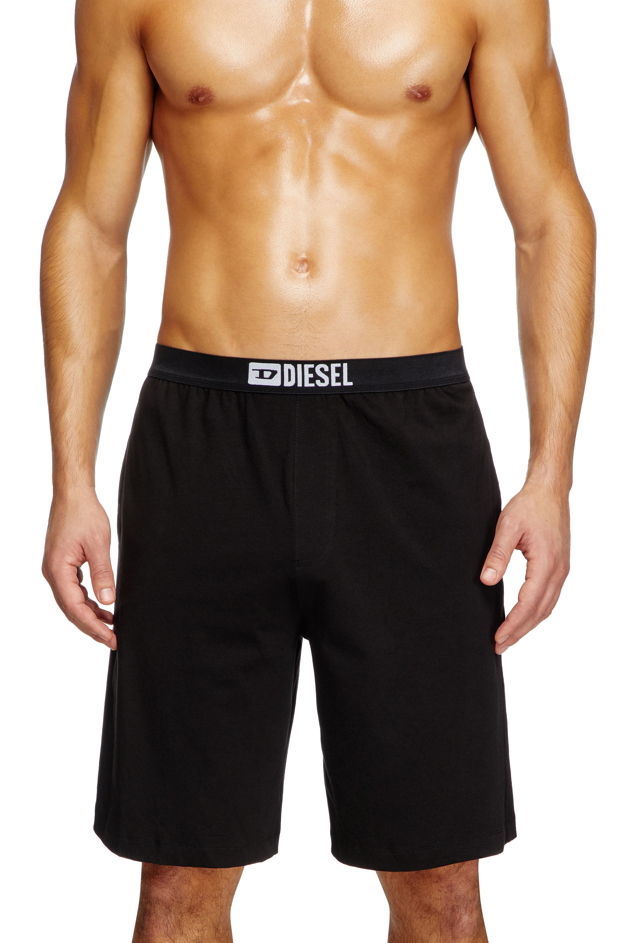 Diesel - ADAM-D-BOX, Man's Extra-long boxer shorts in Black - 2