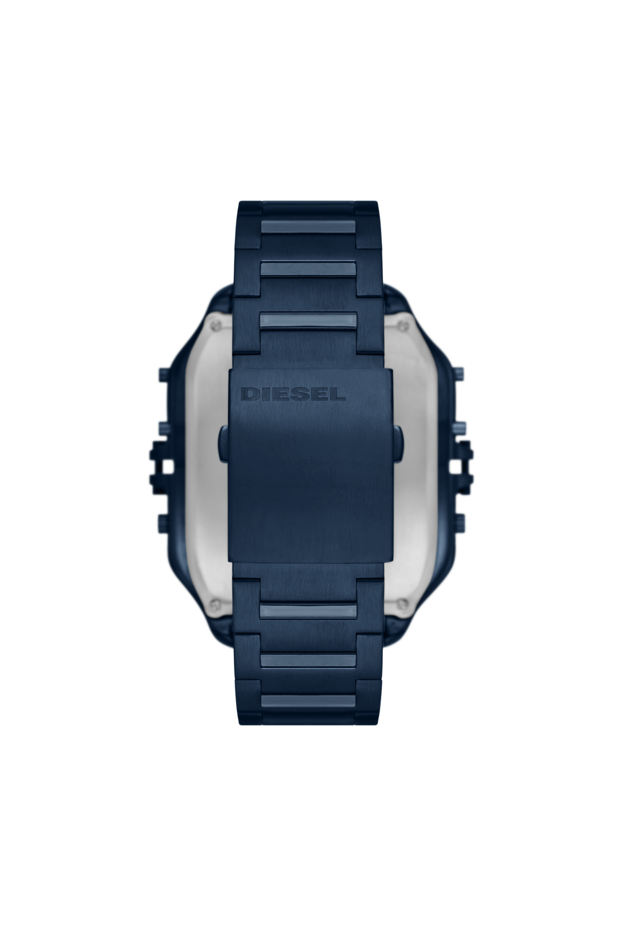 Diesel - DZ7464, Montre Clasher num&eacute;rique en acier inoxydable bleu Homme in Bleu - 2