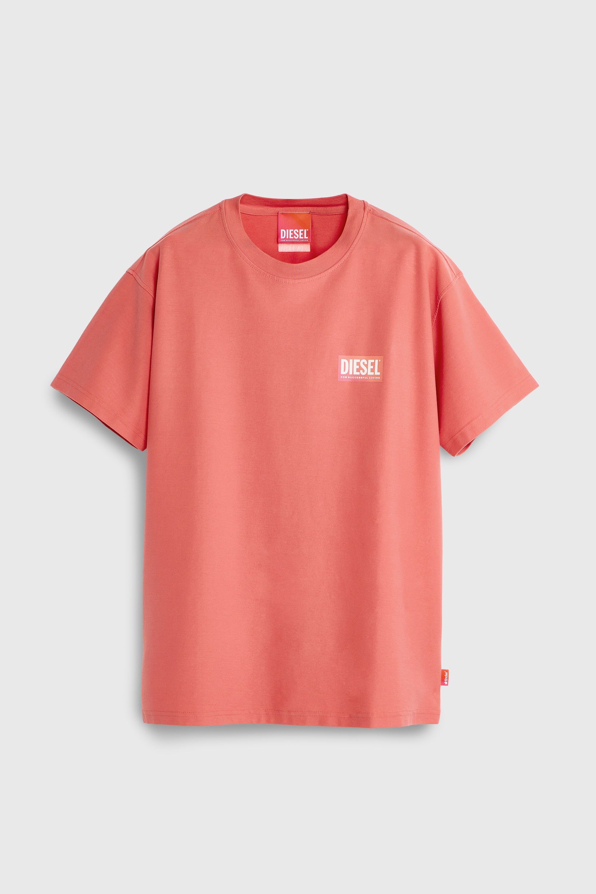 Diesel - PR-T-NORM-CHITIND-R, T-shirt avec logo transparent au dos Mixte in Rouge - 2