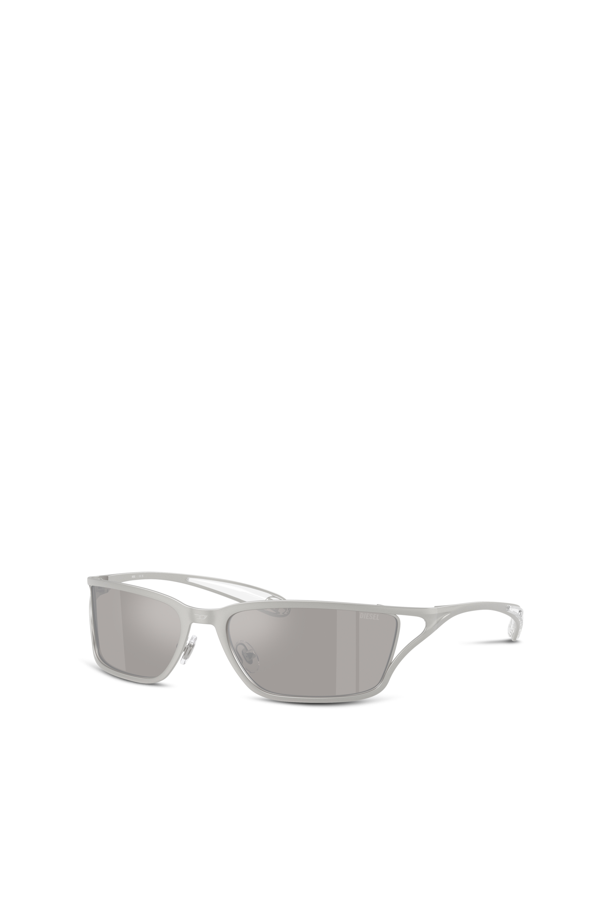Diesel - 0DL1015, Lunettes de soleil rectangulaires Mixte in Gris - 1