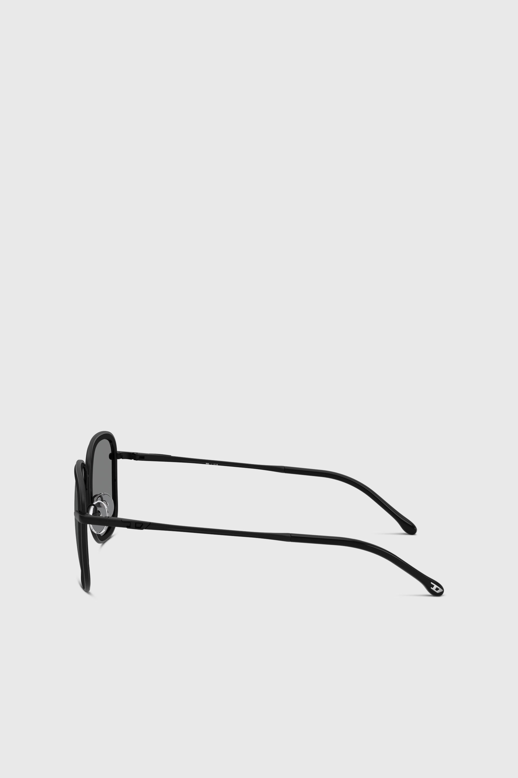 Diesel - 0DL1017, Lunettes de soleil carr&eacute;es Mixte in Noir - 2
