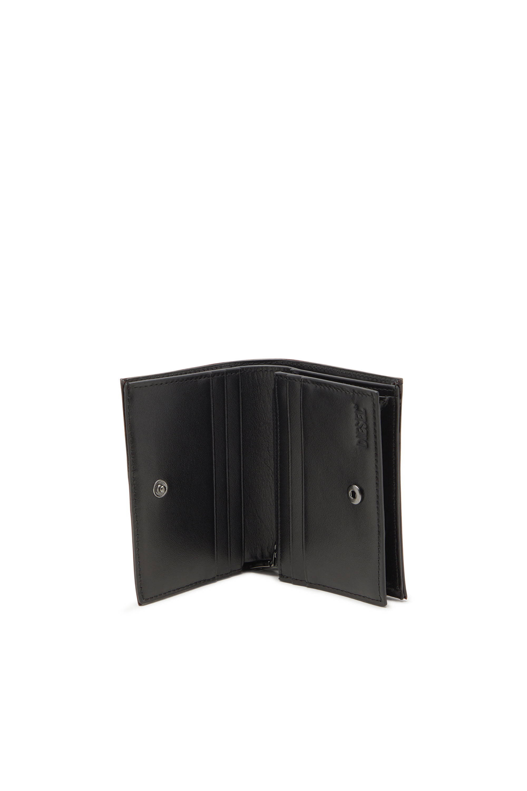 Diesel - 1DR BI FOLD III, Portefeuille à rabats en PU liquide Femme in Rouge - 3