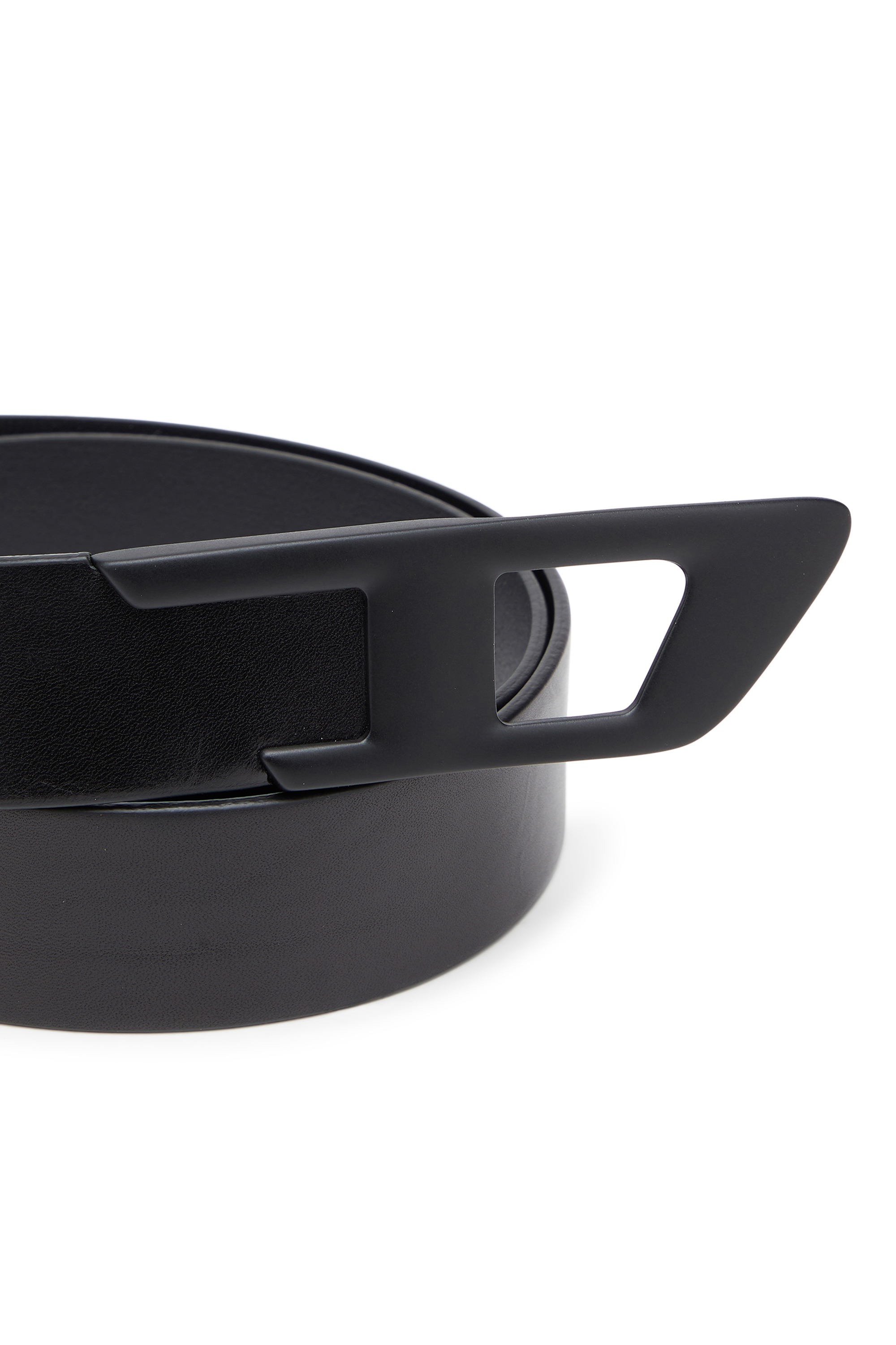 Diesel - B-D LOGO 2.0 40, Ceinture 4 cm en cuir avec boucle D en m&eacute;tal Mixte in Noir - 3