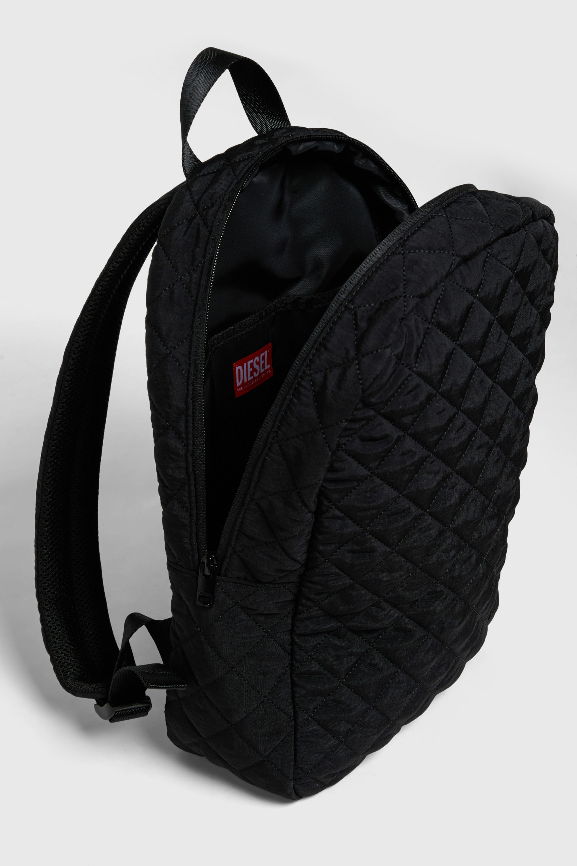 Diesel - WMENT, WMENT - Sac &agrave; dos en nylon matelass&eacute; Mixte in Noir - 4