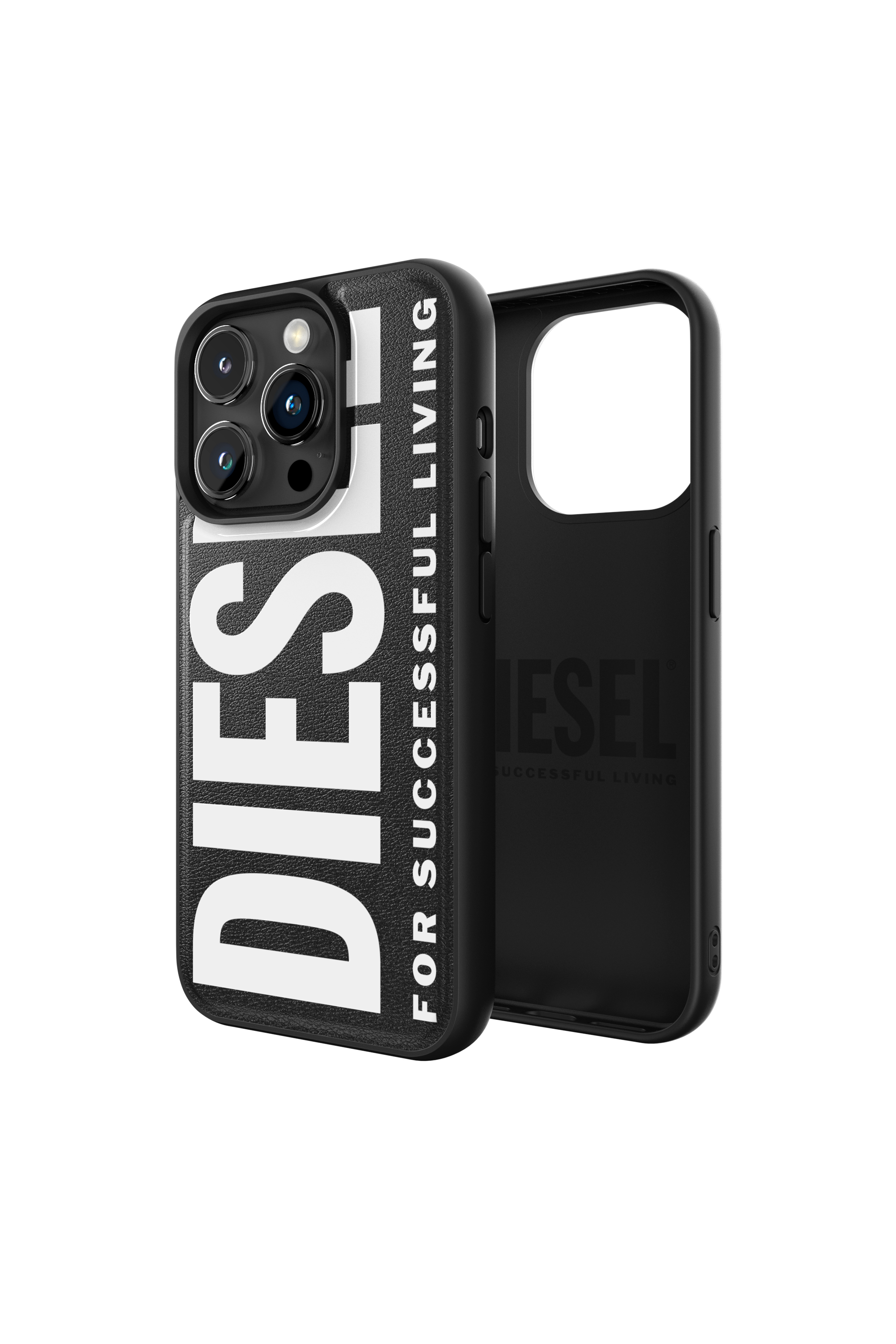 Diesel - 54166 MOULDED CASE, Coque moulée iP15 Pro Mixte in Noir - 1