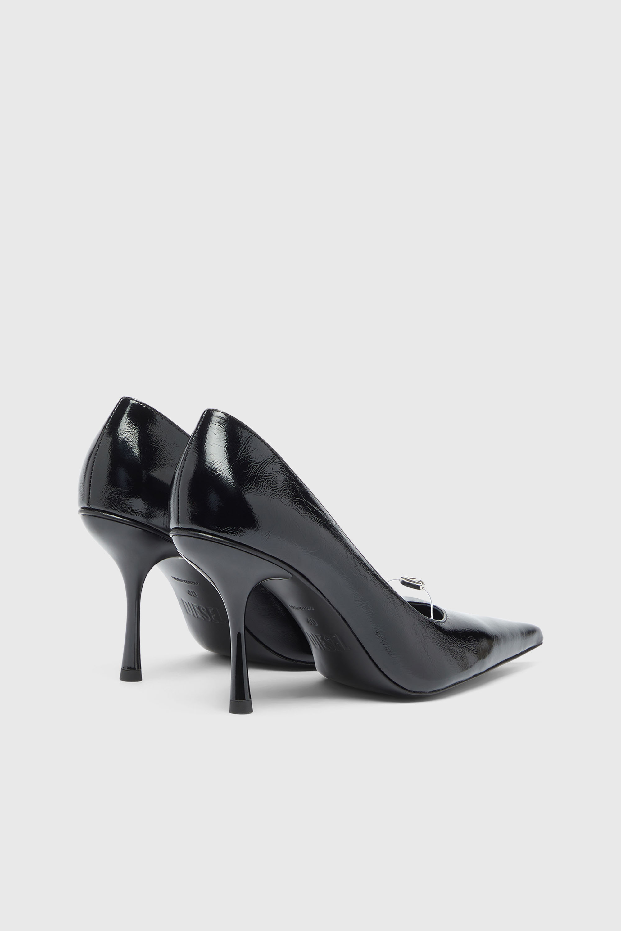 Diesel - D-JEWELS 90 P, D-Jewels - Escarpins en cuir naplak Femme in Noir - 3