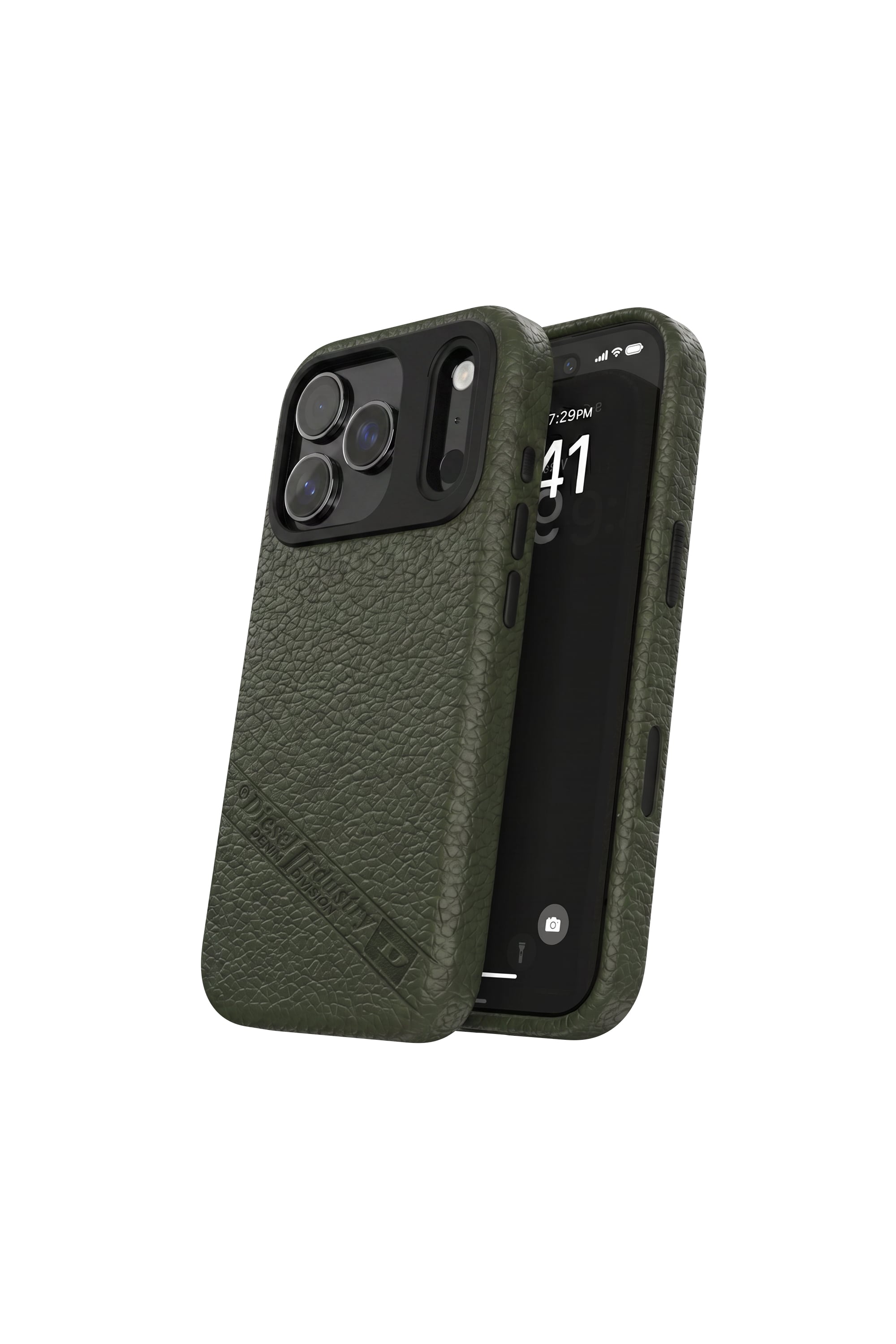 Diesel - 60647 MOULDED CASE, Coque Flag D avec MagSafe pour iPhone 17 Pro Mixte in Vert - 3