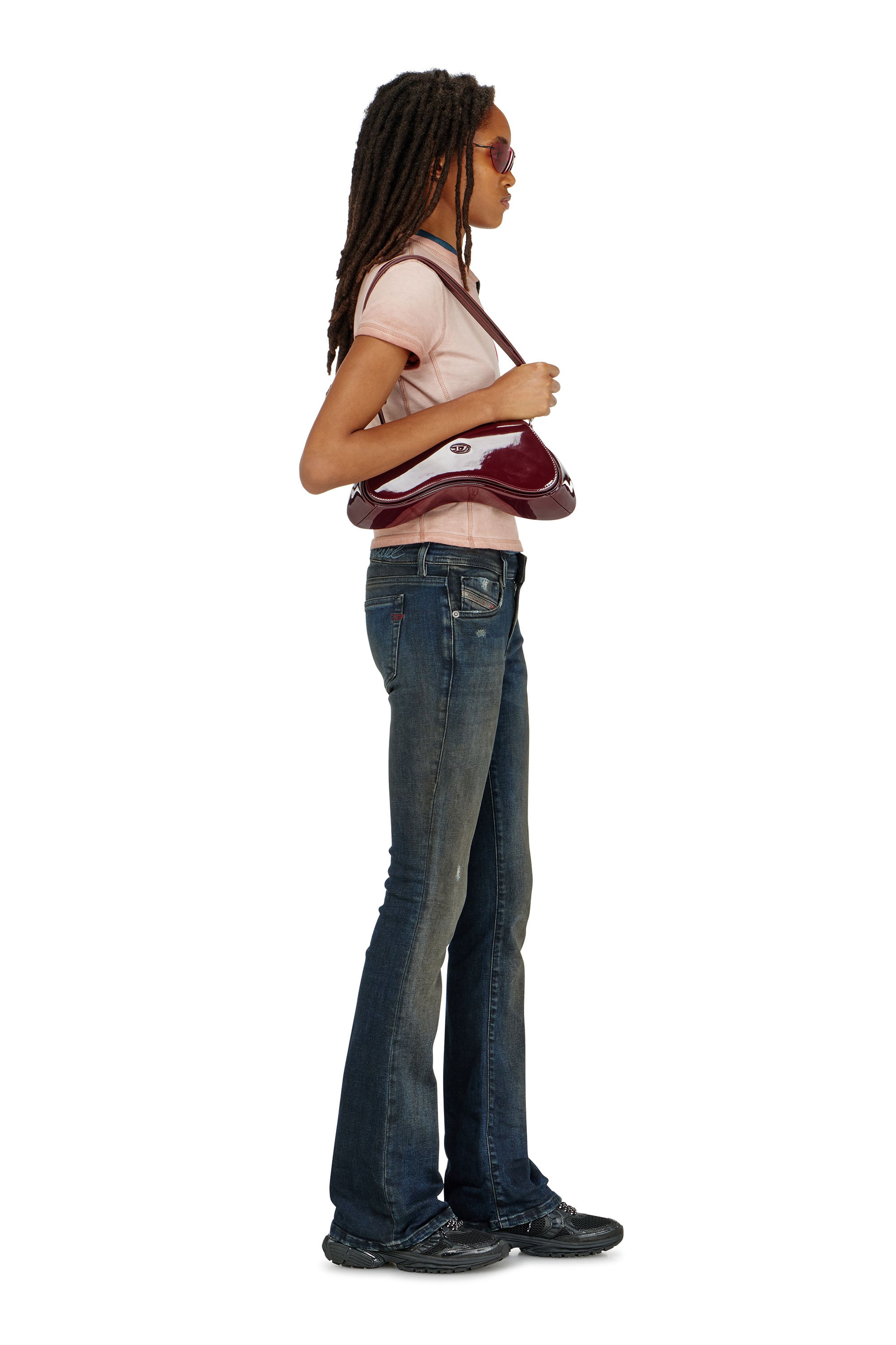 Diesel - Bootcut Jeans 1969 D-Ebbey 09P69 Femme, Bleu Fonc&eacute; - Image 2