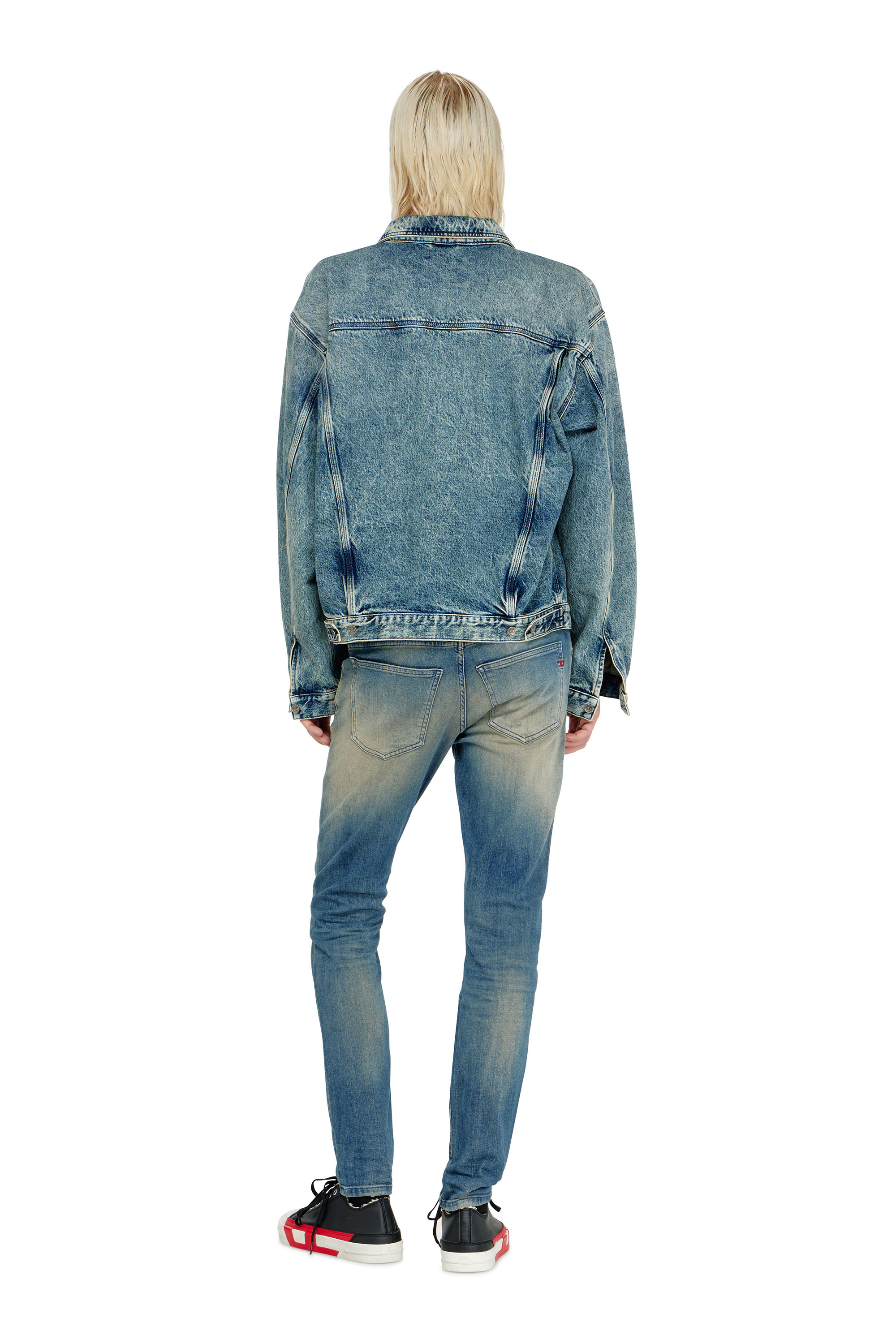 Diesel - Slim Jeans 2019 D-Strukt 0KBBW Homme, Bleu moyen - Image 3