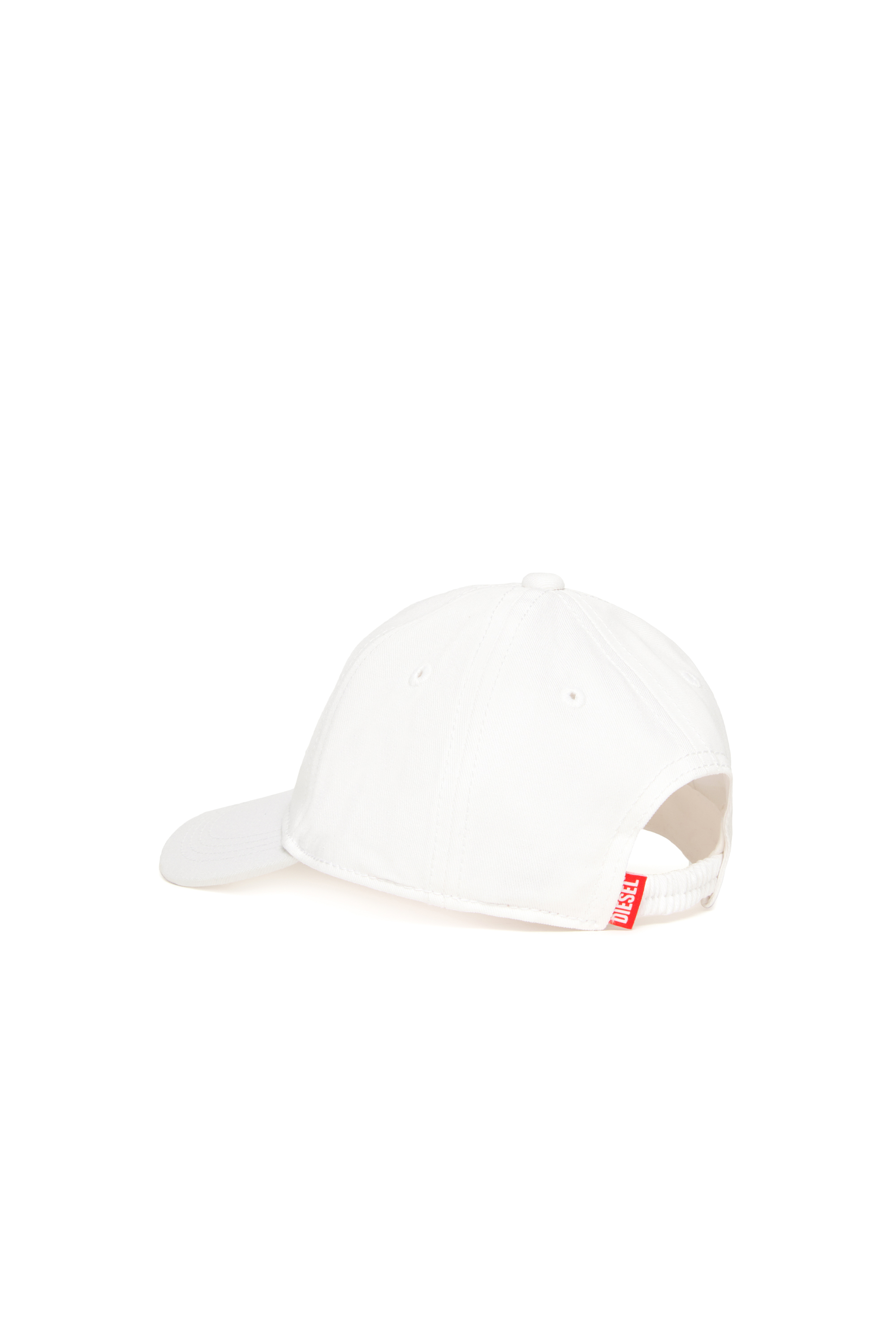 Diesel - FPRITTILB, Casquette de baseball en denim avec logo d&eacute;grad&eacute; Mixte in Blanc - 2