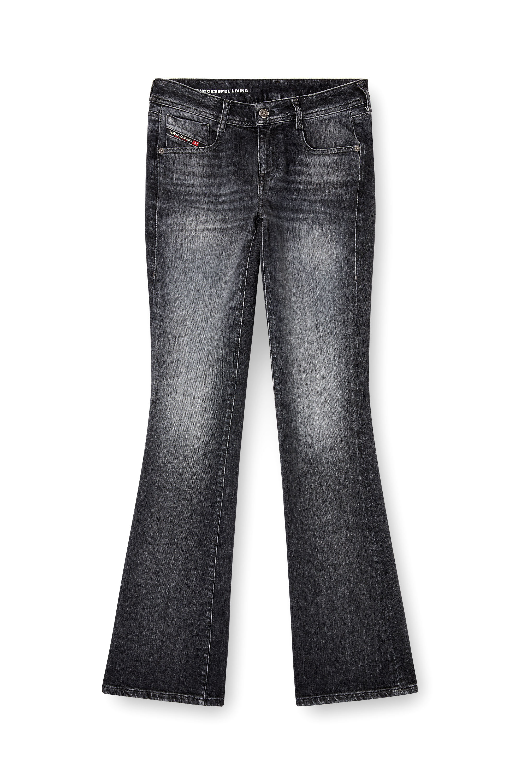 Diesel - Bootcut Jeans 1969 D-Ebbey 09L98 Femme, Noir/Gris foncé - Image 3
