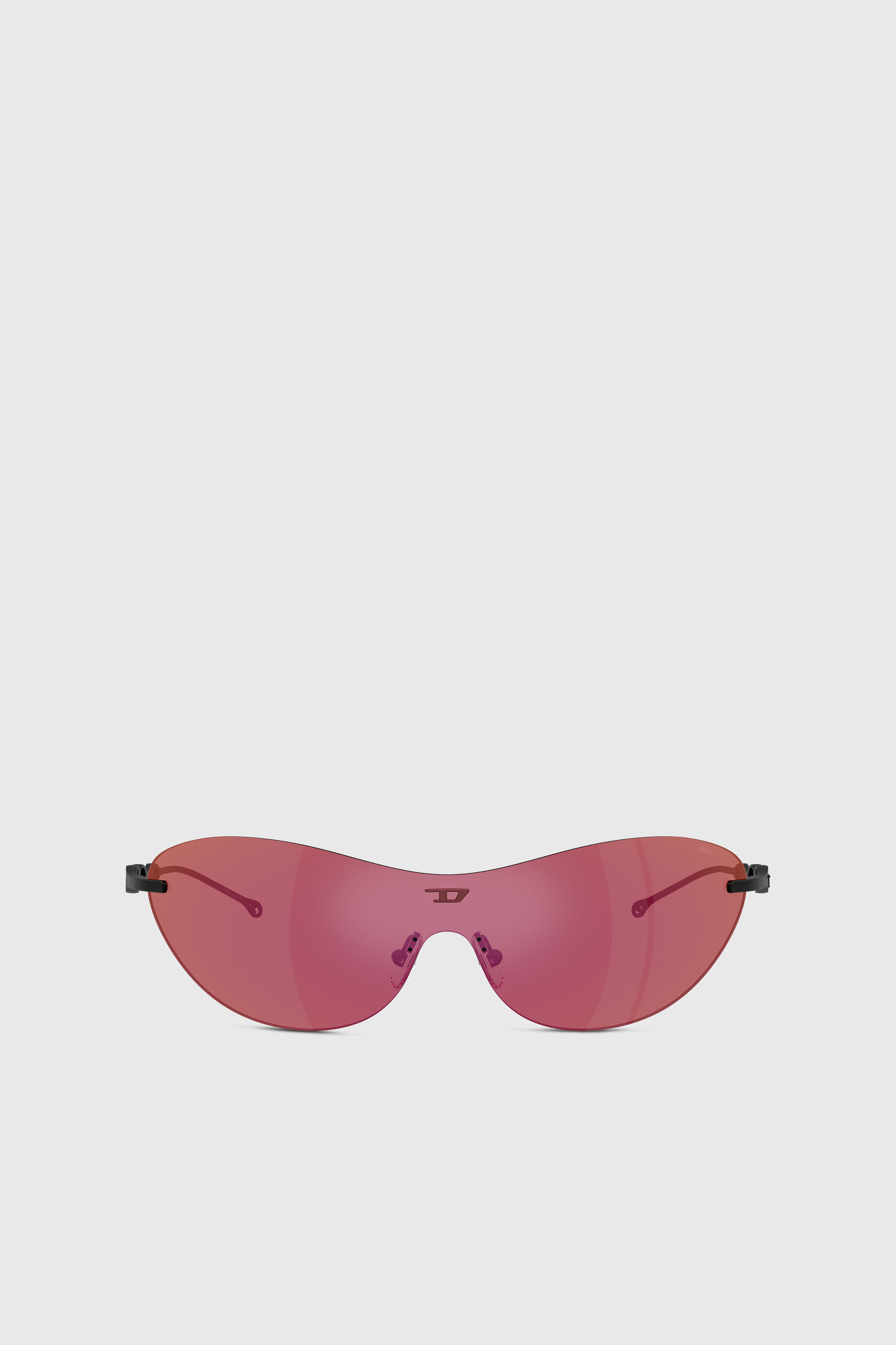 Diesel - 0DL1006 SIZE 35, Lunettes de soleil ovales Mixte in Violet - 1