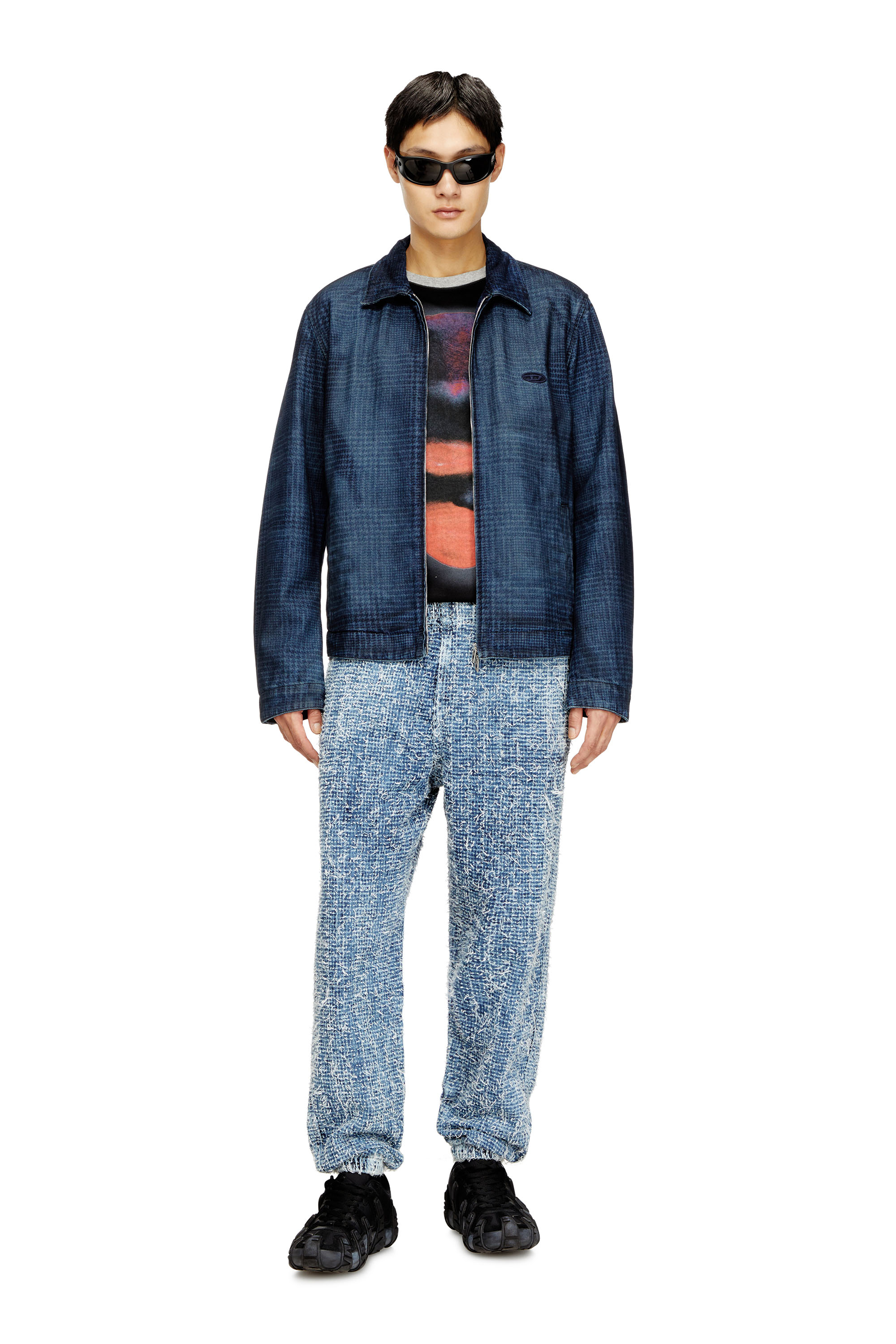 Diesel - Slim Jeans D-Labb 0ADCI Mixte, Bleu Clair - Image 2