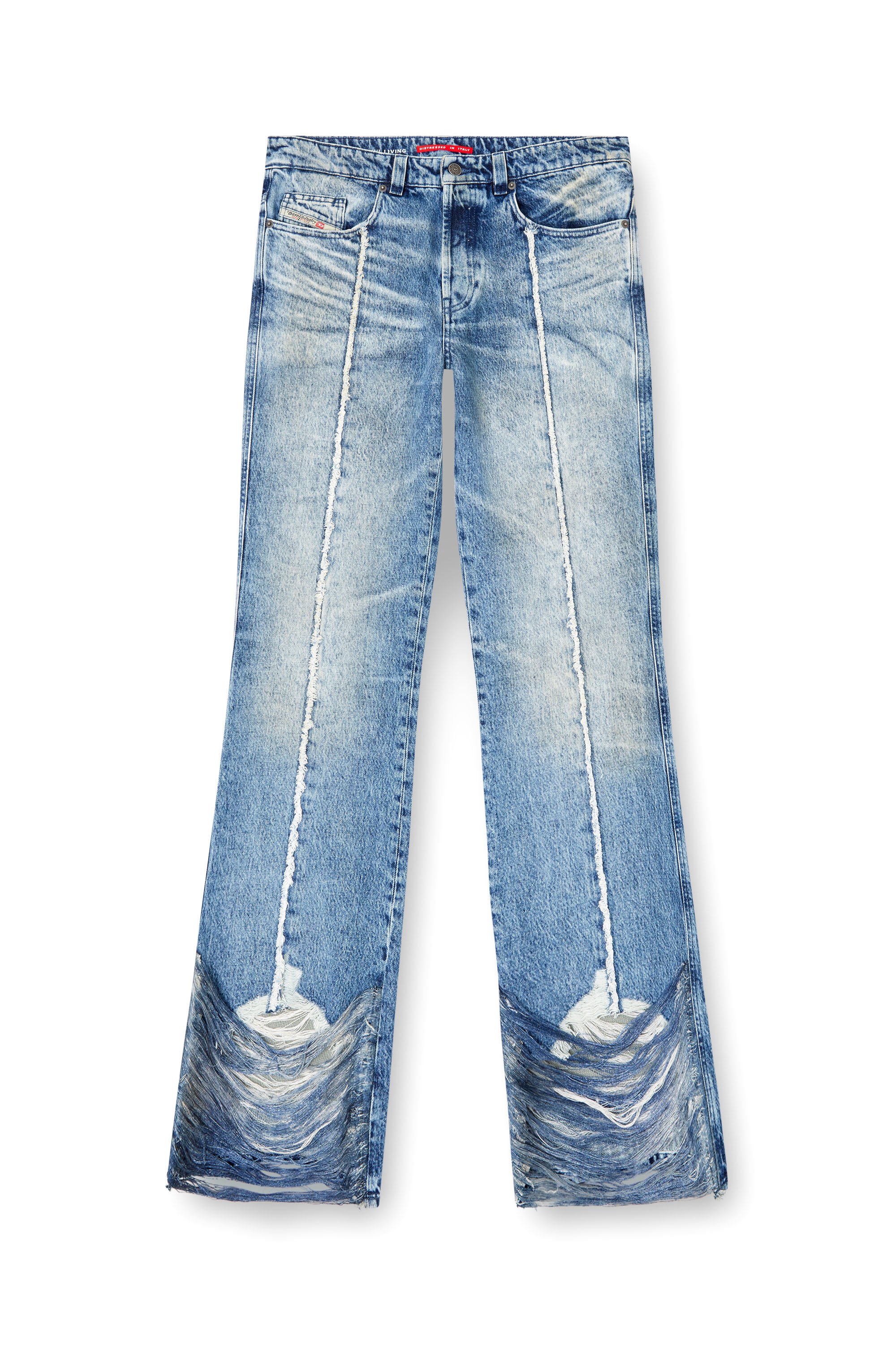 Diesel - Bootcut Jeans 1998 D-Buck 0CMBM Homme, Bleu moyen - Image 3