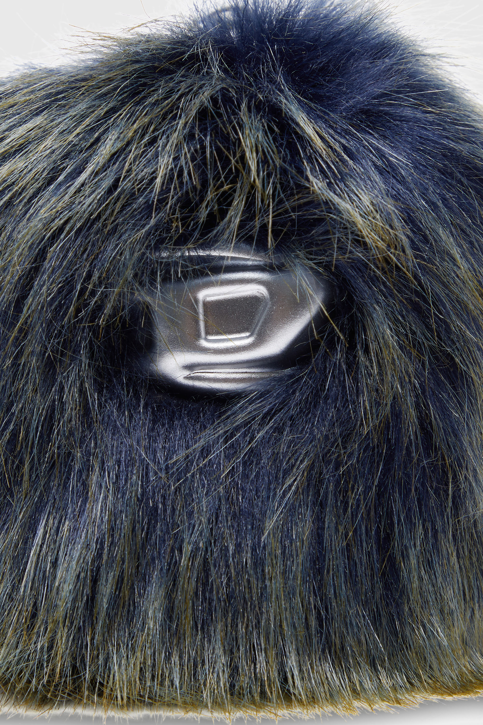 Diesel - MONSTER, Porte-cl&eacute;s en fourrure avec pendentif Mixte in Bleu - 2