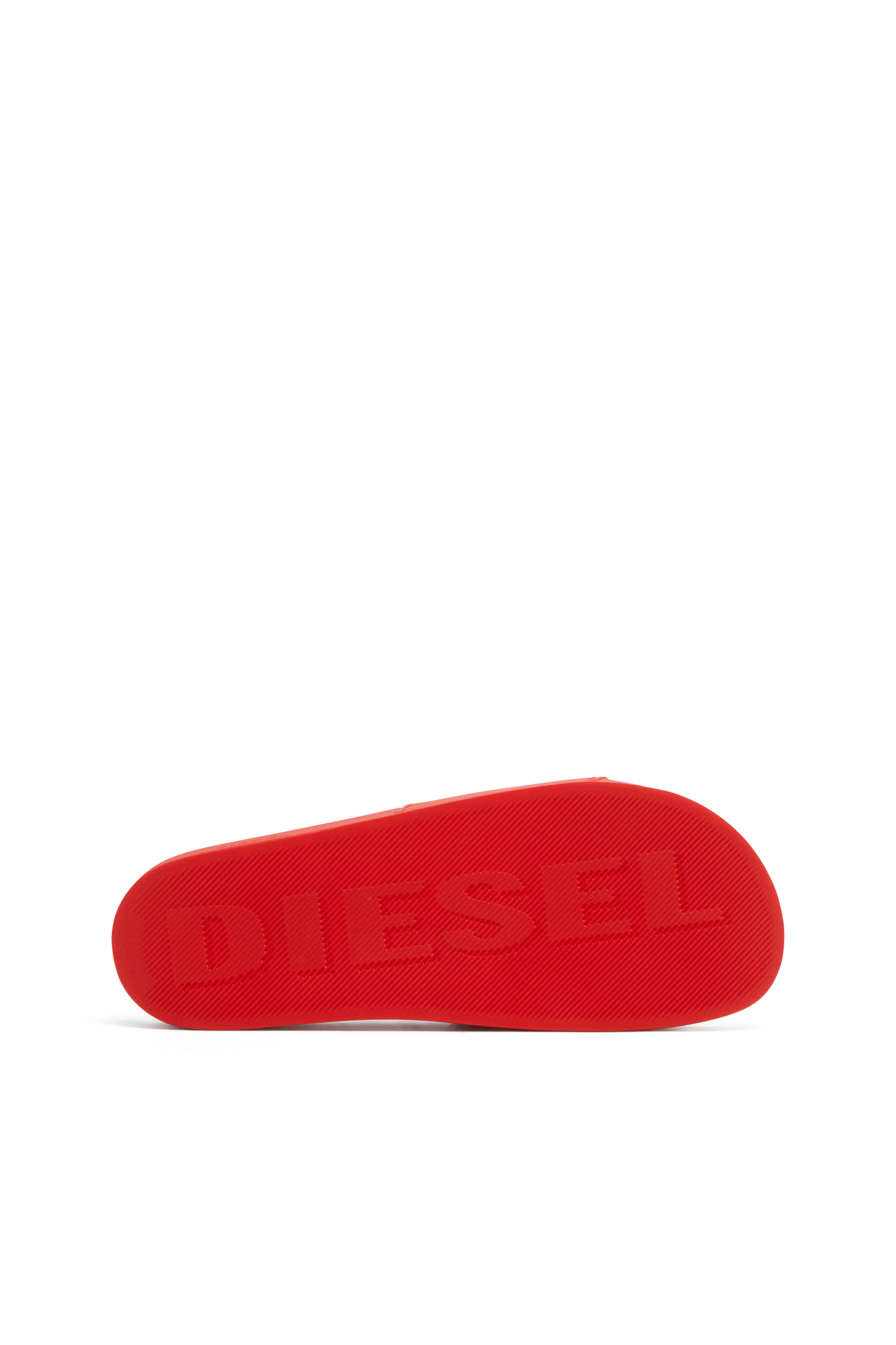 Diesel - SA-SWIM, Sa-Swim-Claquettes de piscine en caoutchouc avec logo D Homme in Rouge - 4
