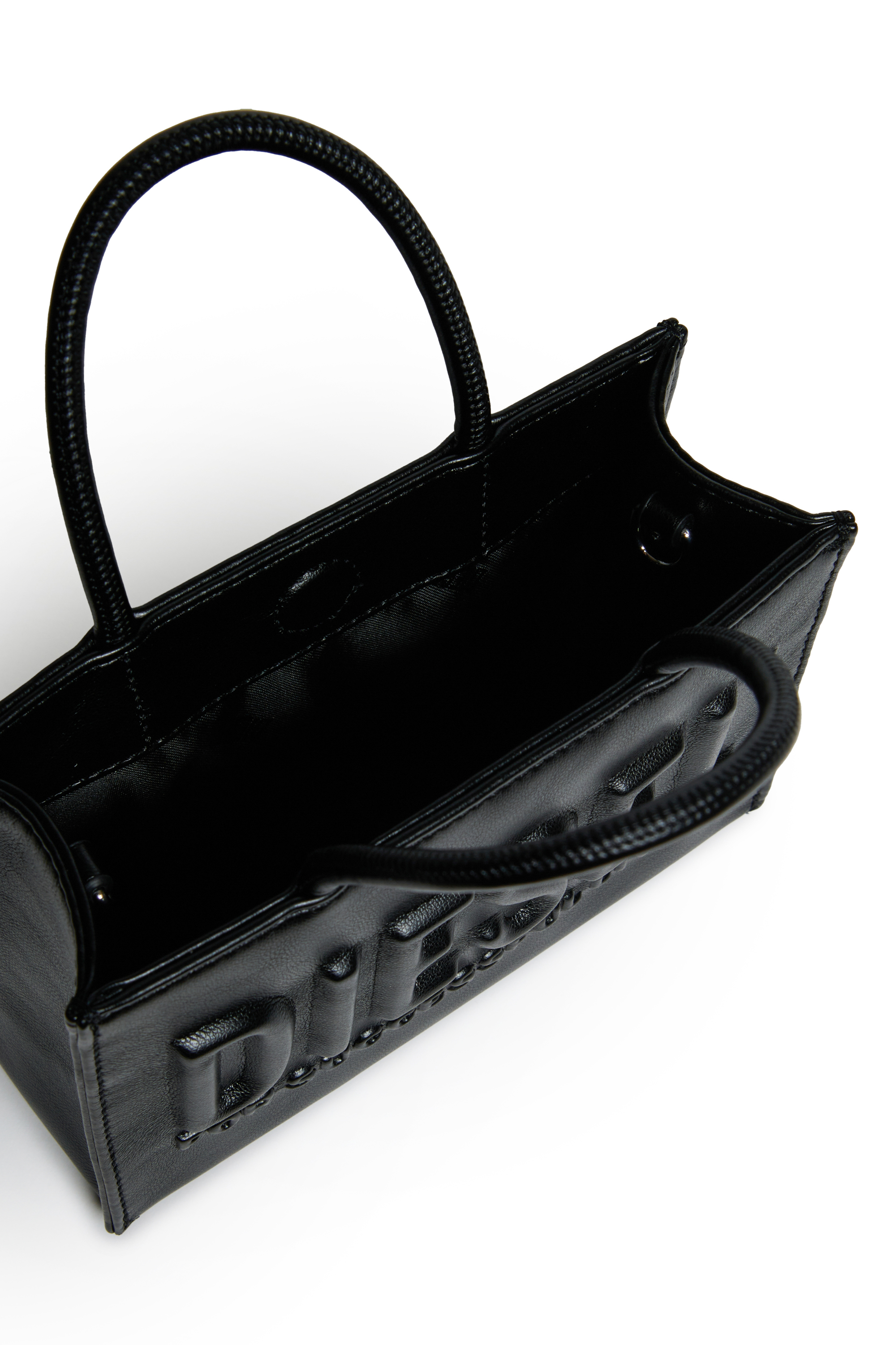 Diesel - DSL 3D MINI BAG, Dsl 3D - Sac avec poignées Femme in Noir - 5
