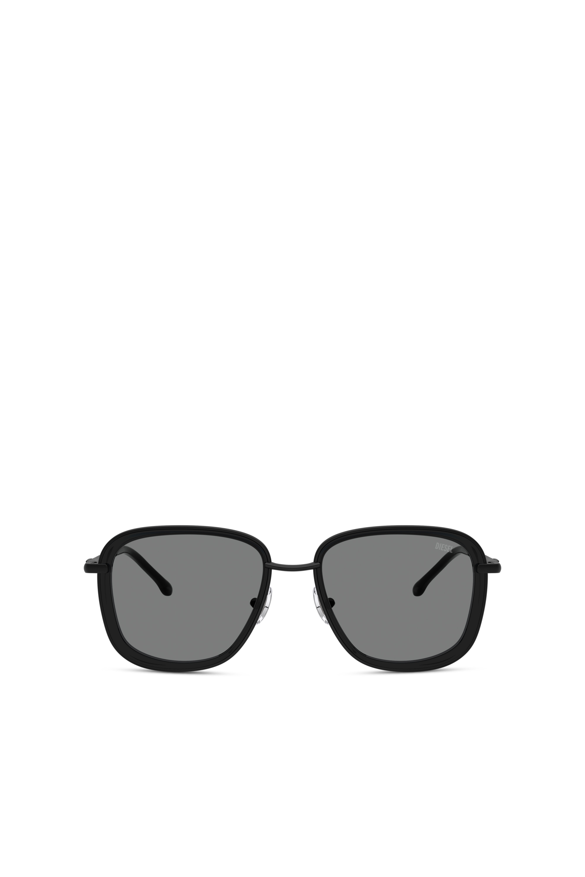 Diesel - 0DL1017, Lunettes de soleil carrées Mixte in Noir - 2